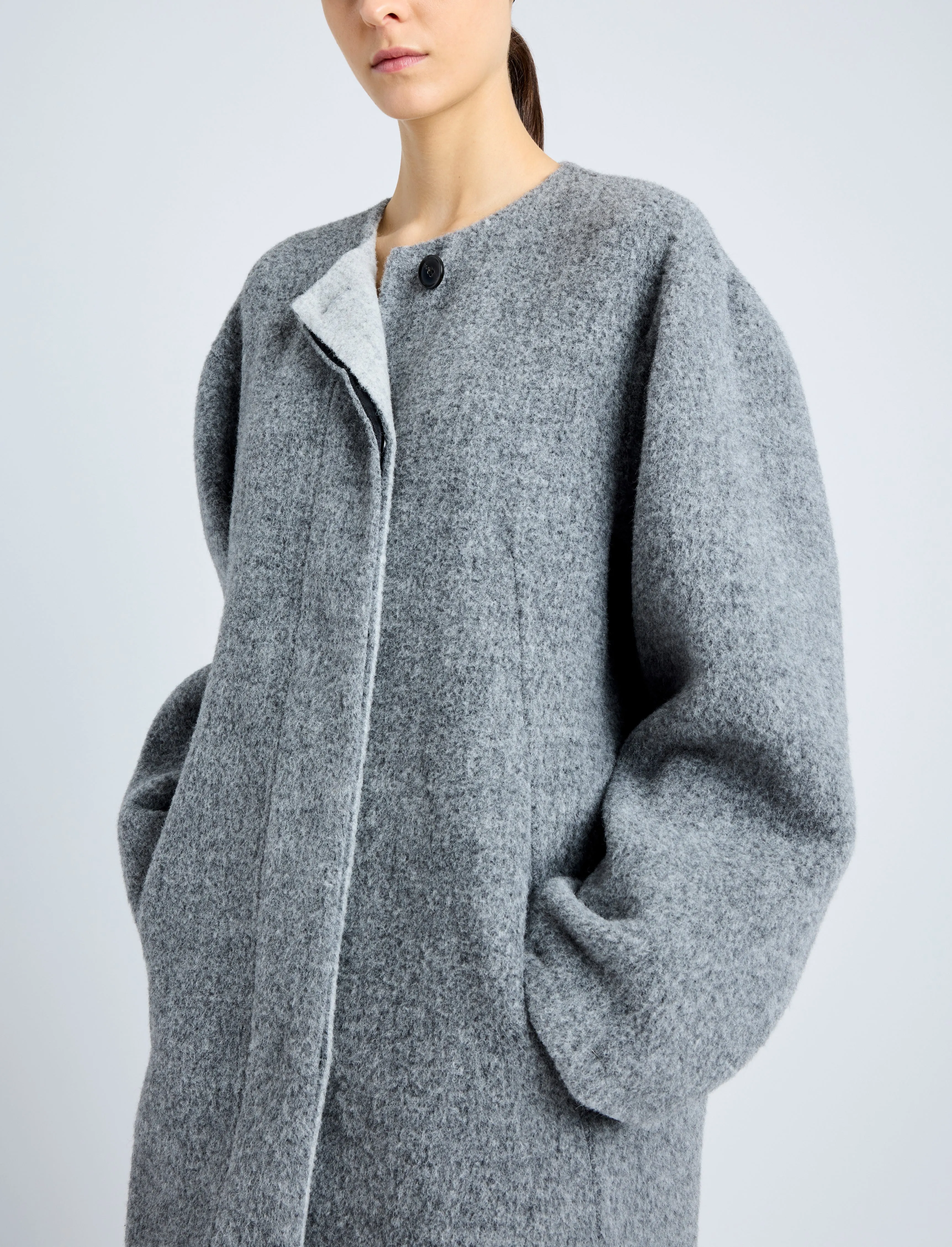 Albers Coat in Textured Double Face Wool sold by Proenza Schouler product image thumbnail 5