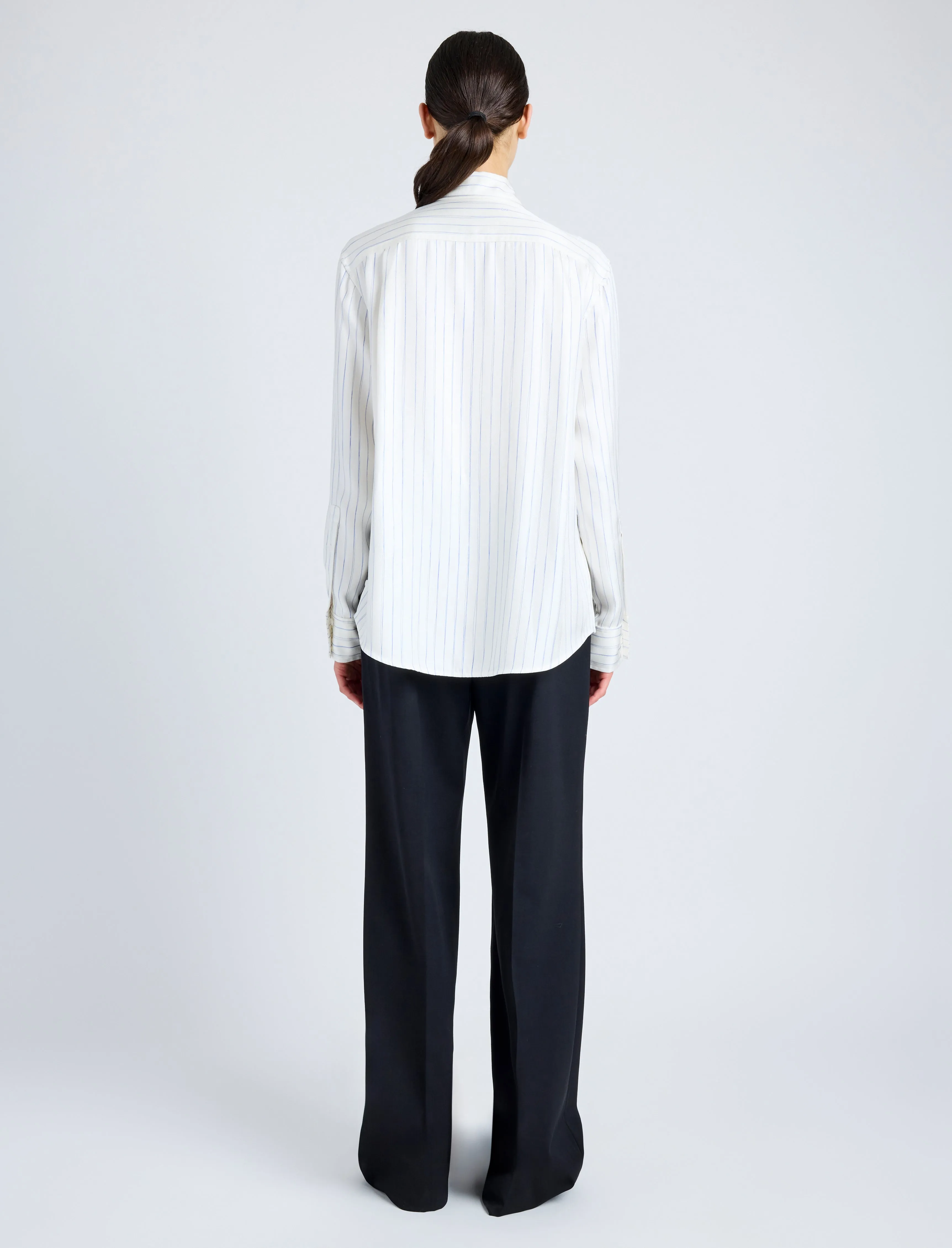 Savannah Pant in Wool Gabardine Suiting sold by Proenza Schouler product image thumbnail 4
