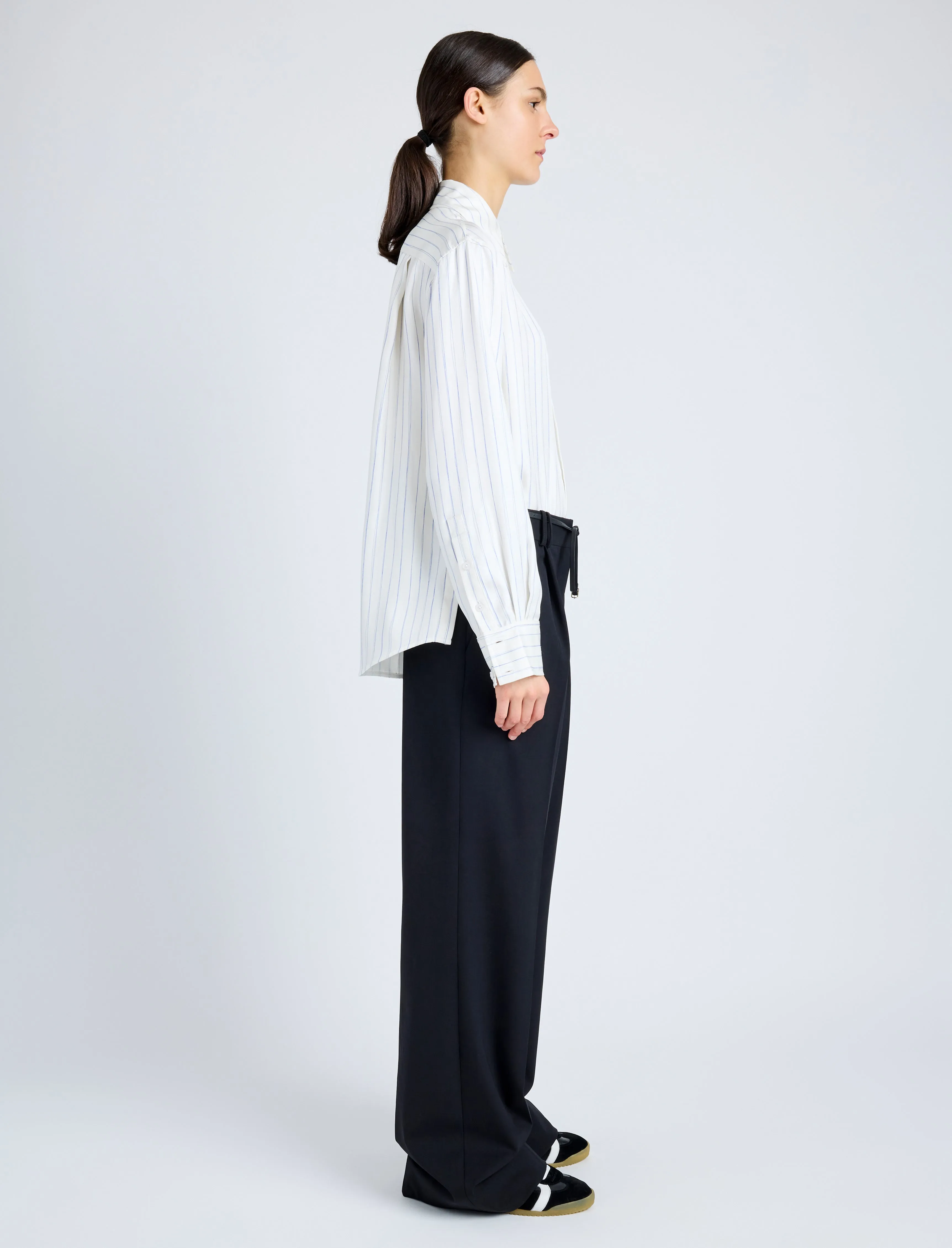 Savannah Pant in Wool Gabardine Suiting sold by Proenza Schouler product image thumbnail 3