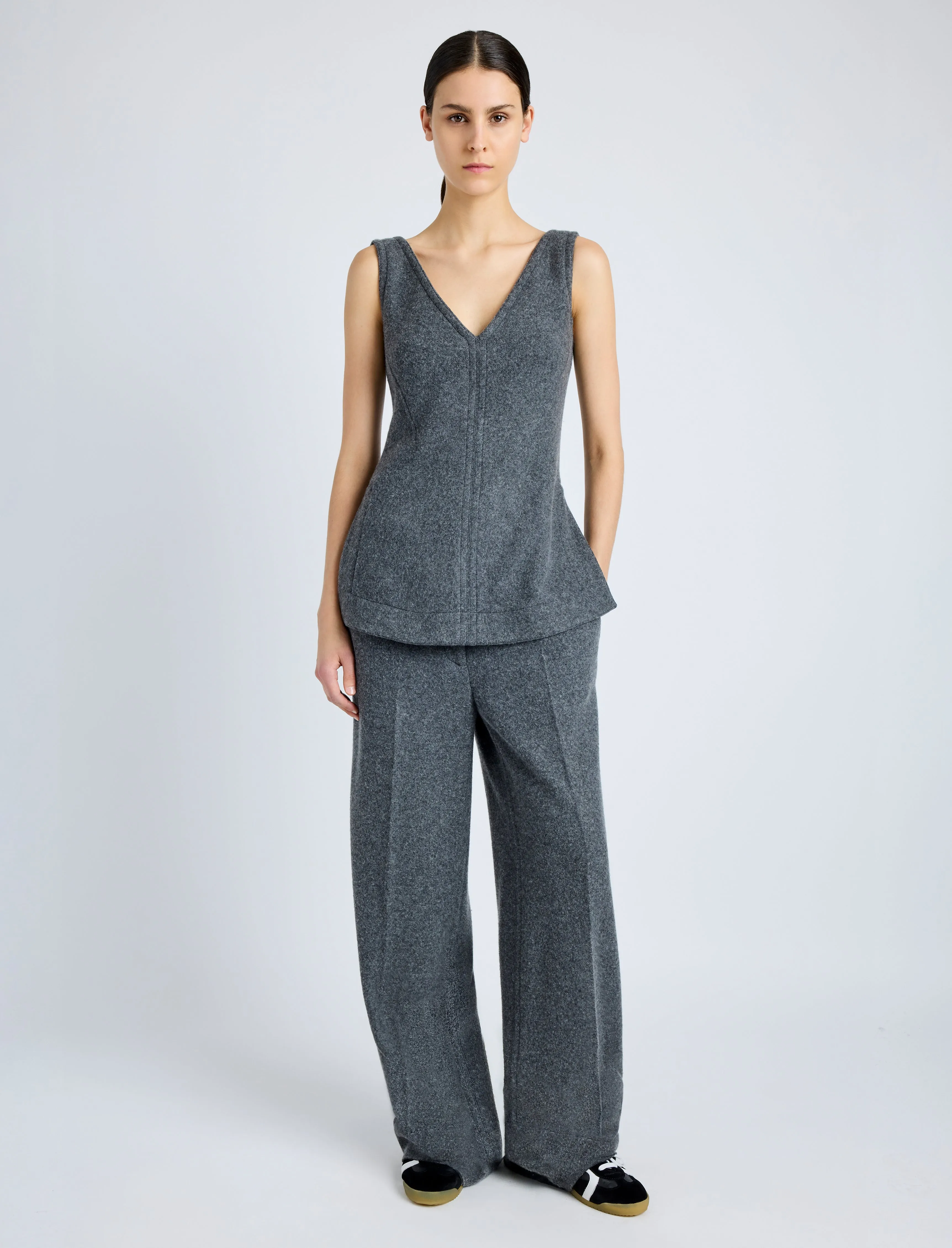 Winona Top in Wool Jersey sold by Proenza Schouler product image thumbnail 3