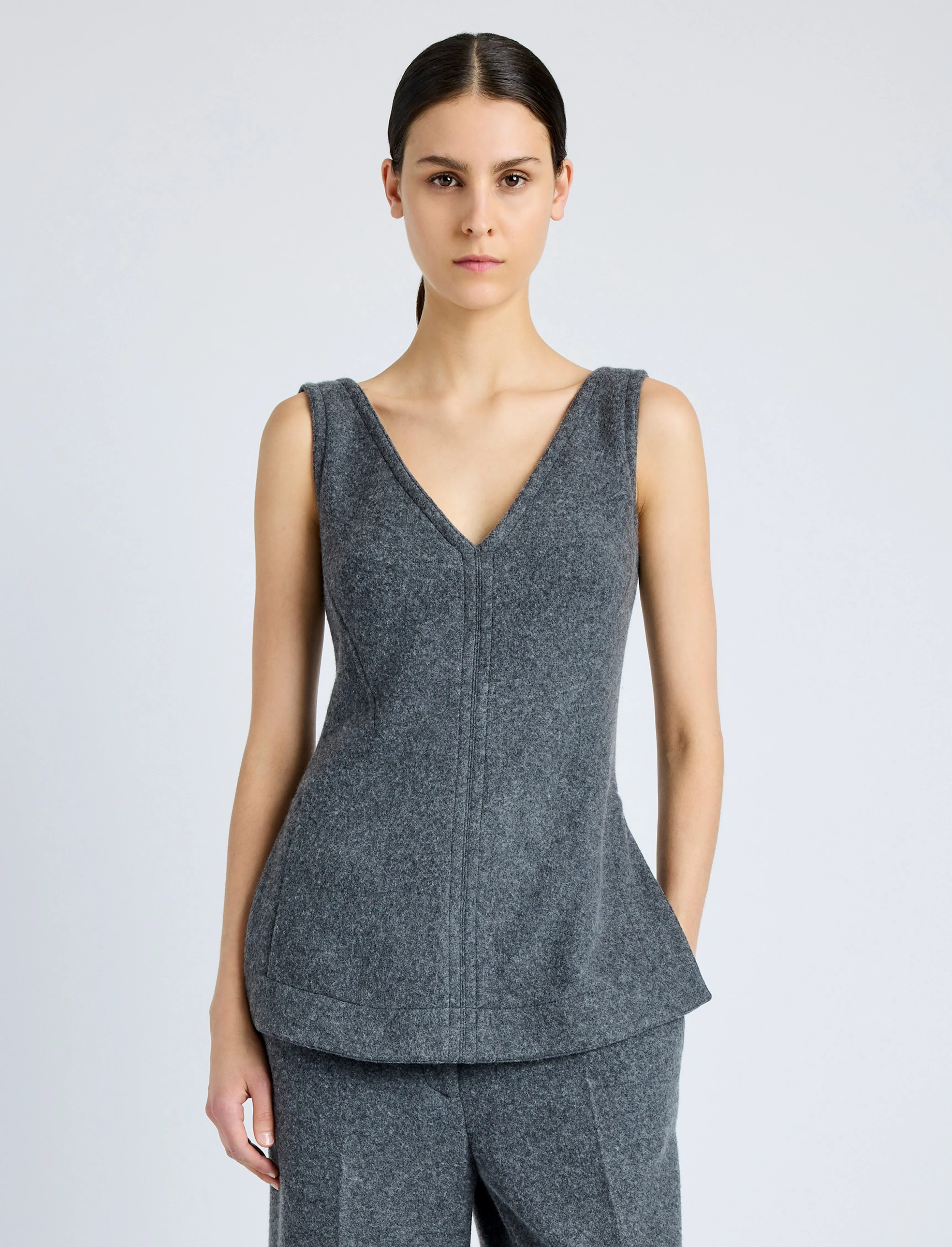 Winona Top in Wool Jersey sold by Proenza Schouler product image thumbnail 2