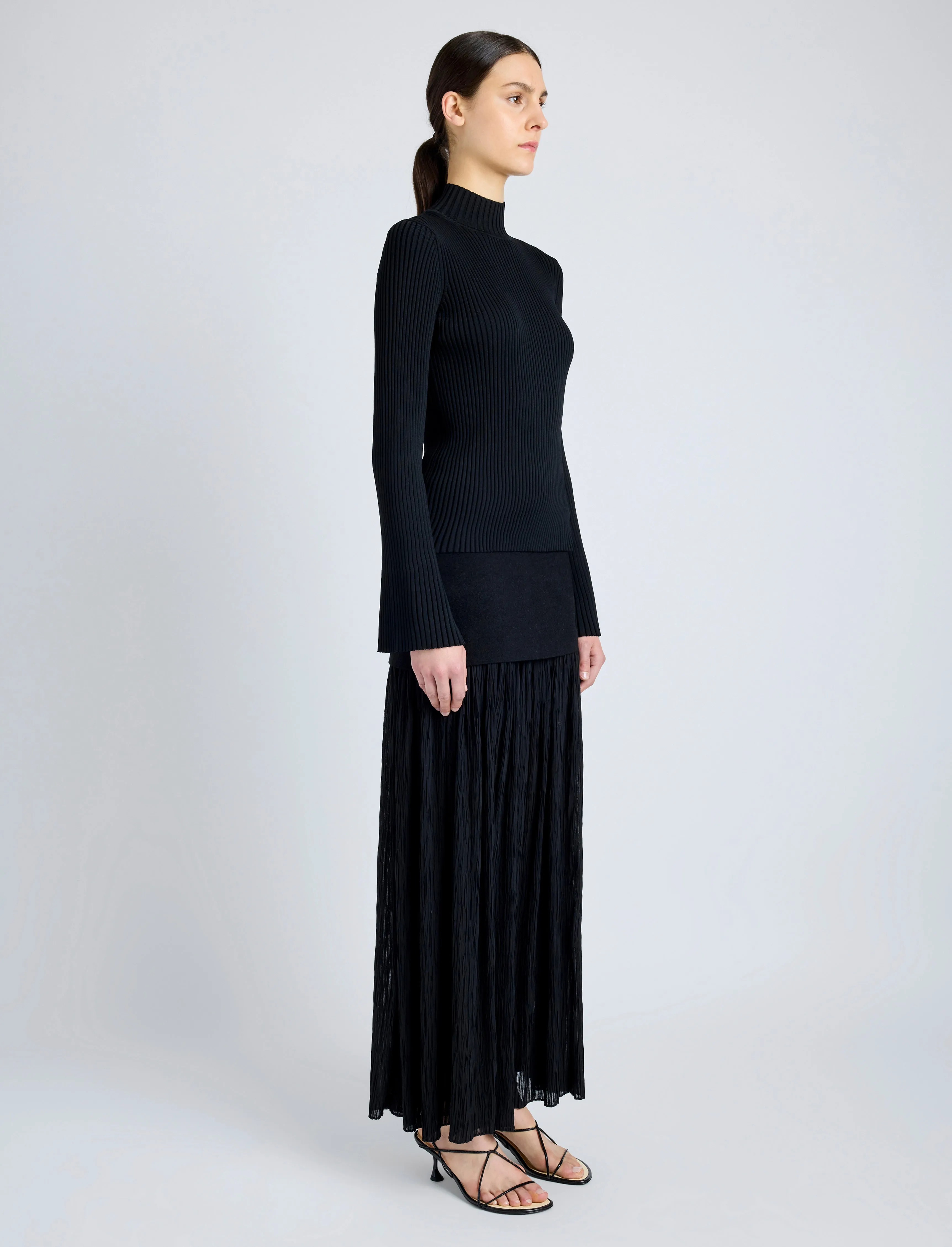 Abigail Top in Midweight Viscose Rib sold by Proenza Schouler product image thumbnail 3