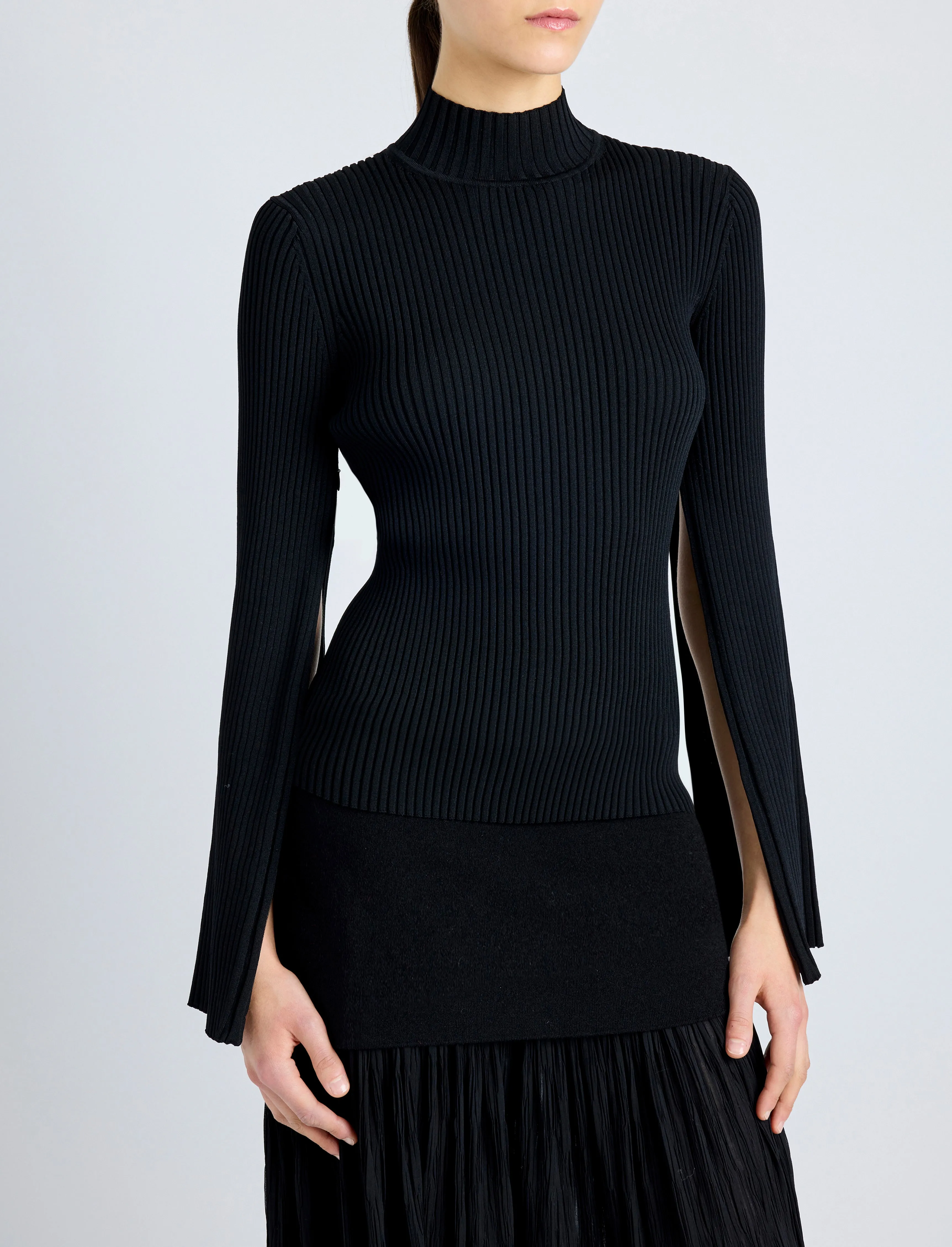 Abigail Top in Midweight Viscose Rib sold by Proenza Schouler product image thumbnail 5