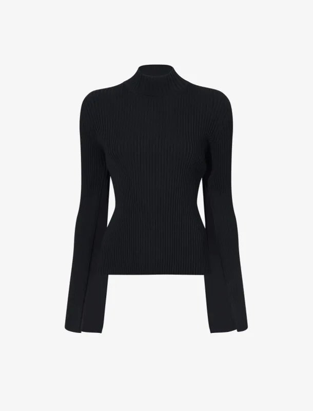 Abigail Top in Midweight Viscose Rib made by Proenza Schouler
