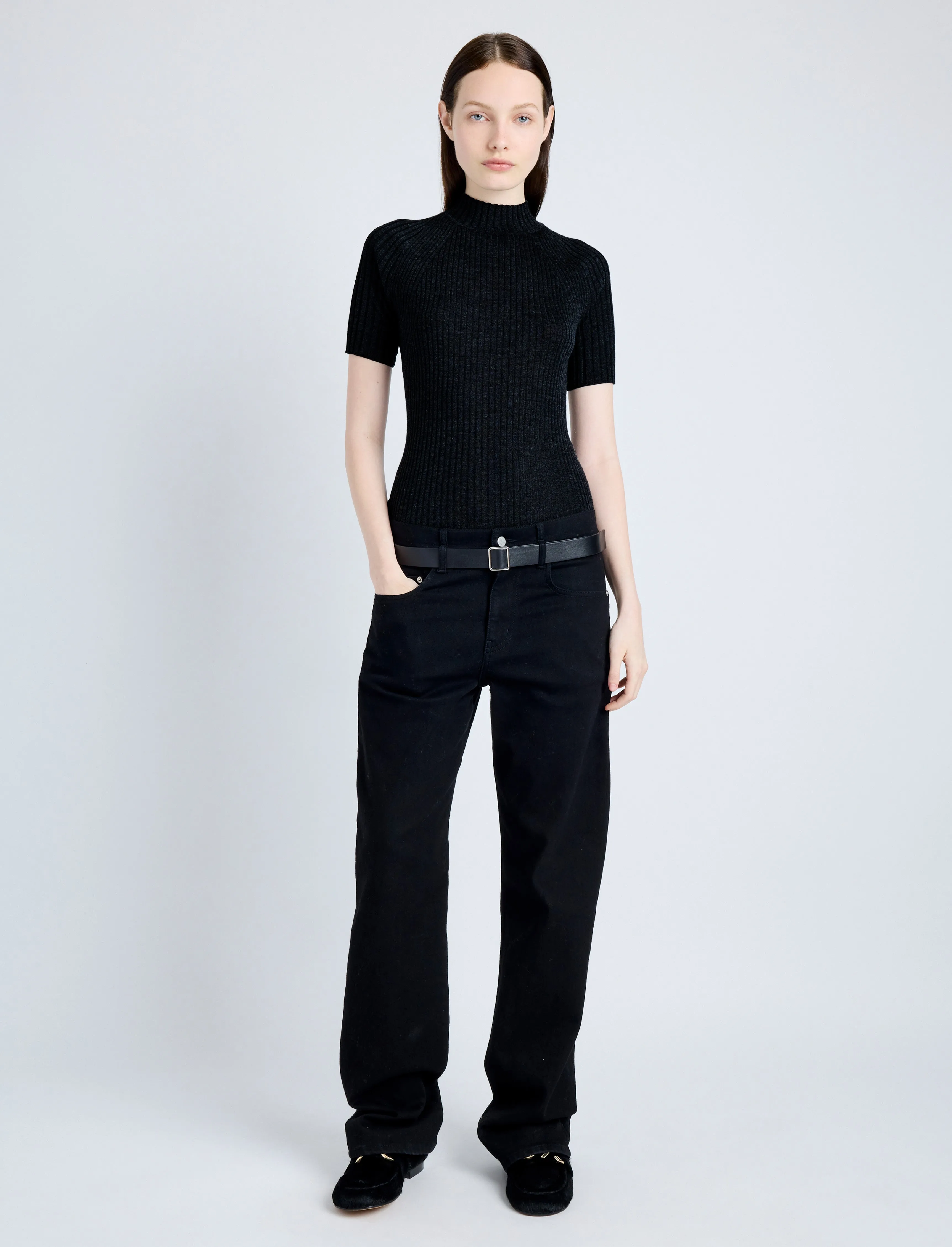 Jaden Top in Superfine Merino Silk sold by Proenza Schouler product image thumbnail 3