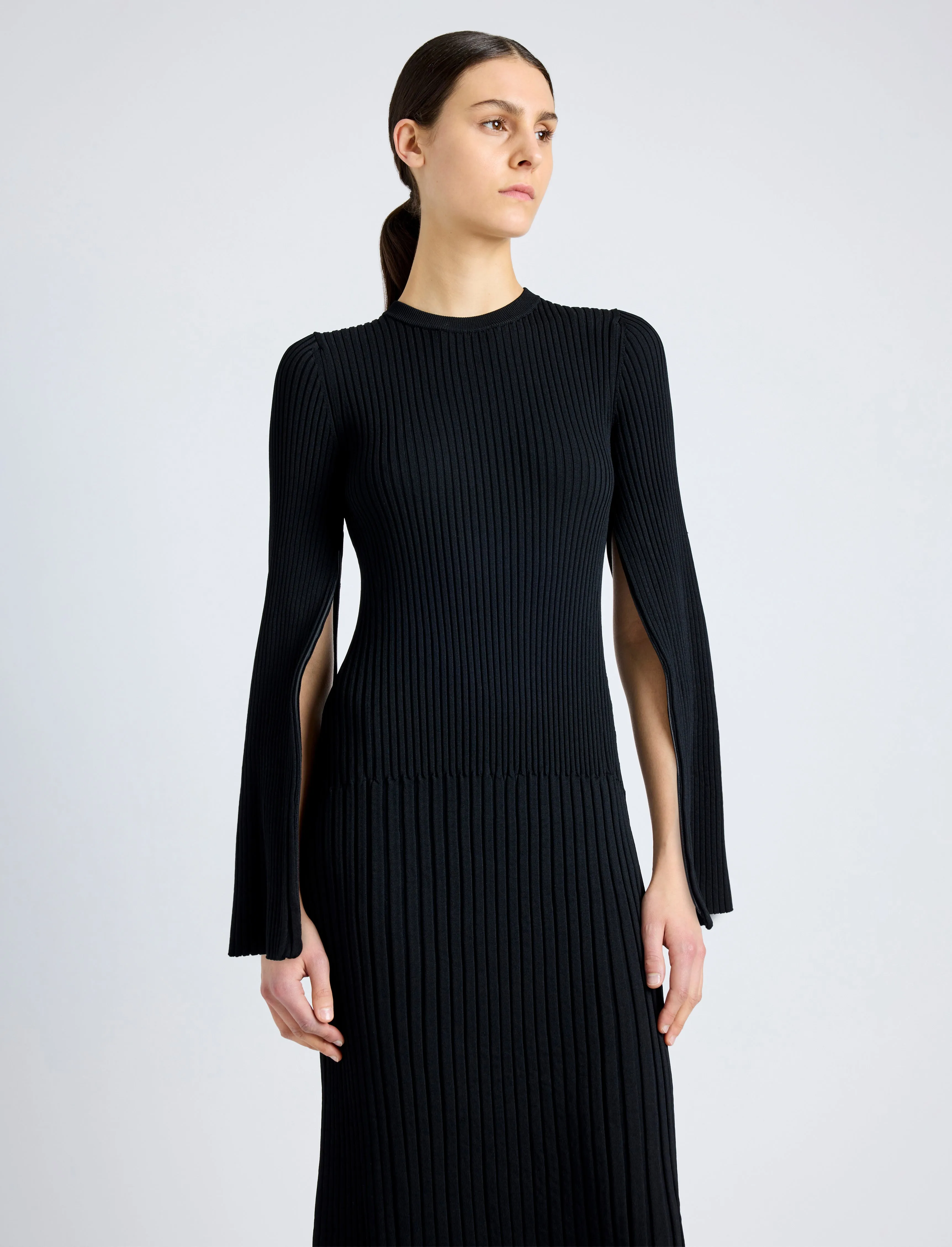 Kenna Dress in Midweight Viscose Rib sold by Proenza Schouler product image thumbnail 5