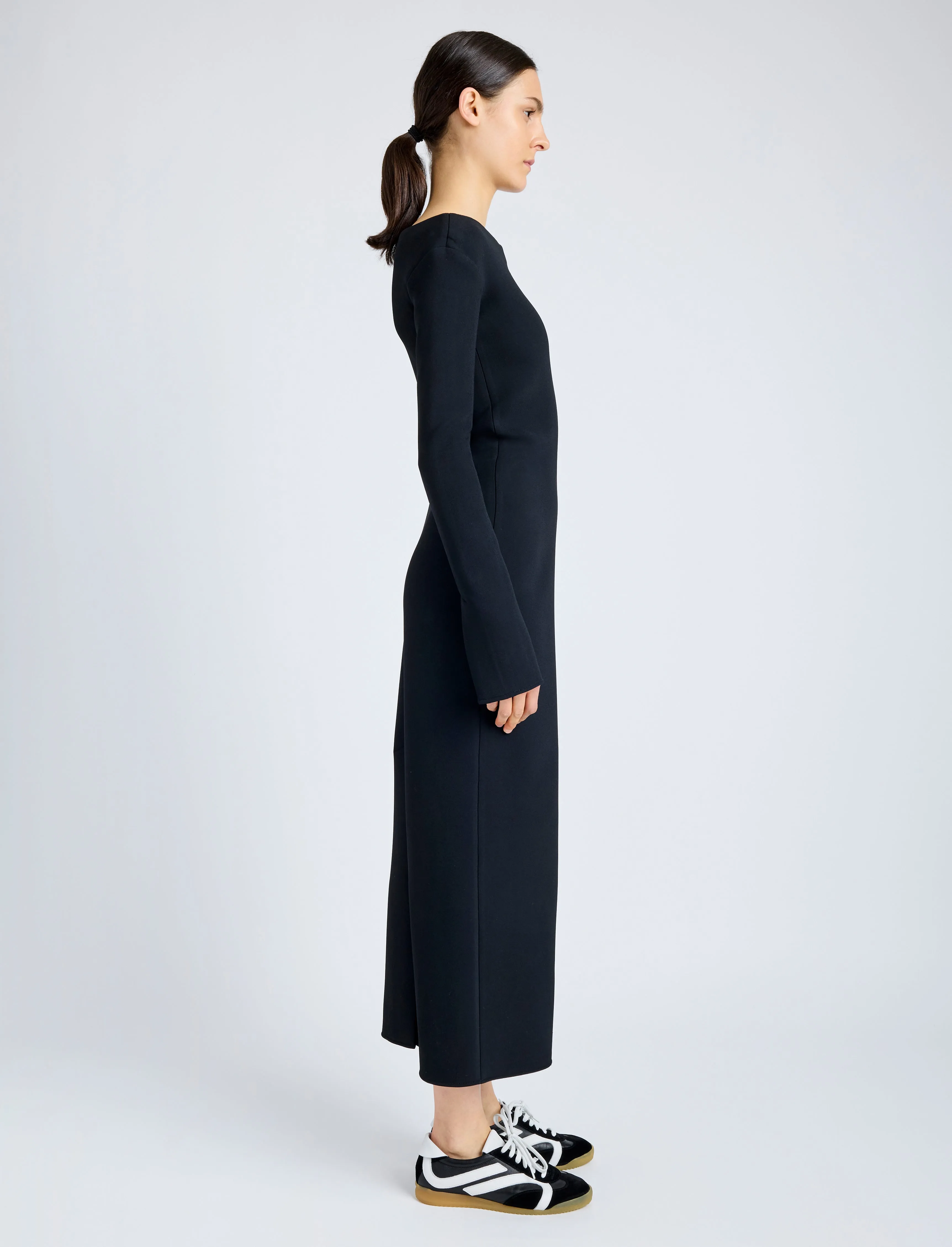 Yara Dress In Bi-Stretch Suiting sold by Proenza Schouler product image thumbnail 3