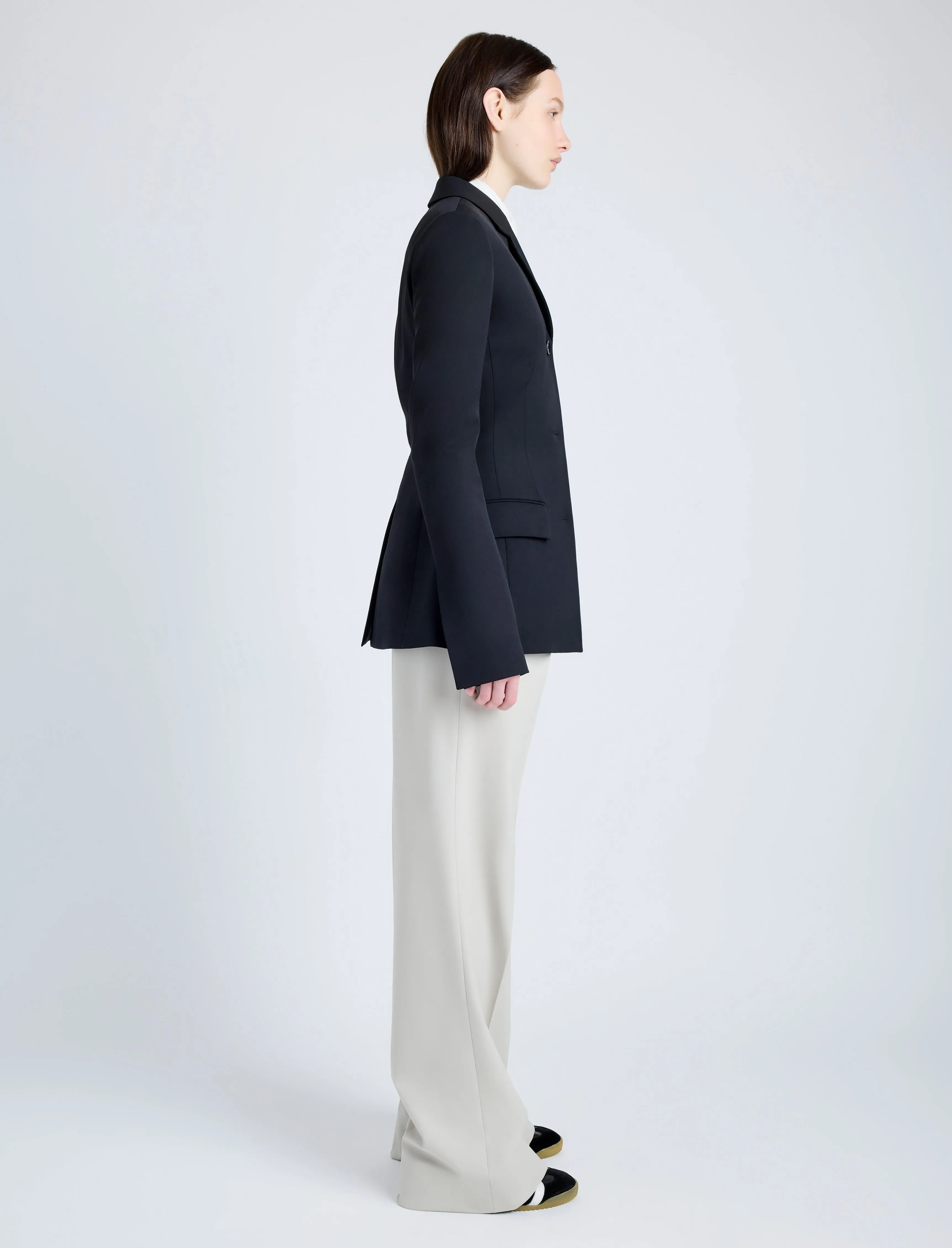 Lark Blazer in Wool Gabardine Suiting sold by Proenza Schouler product image thumbnail 4