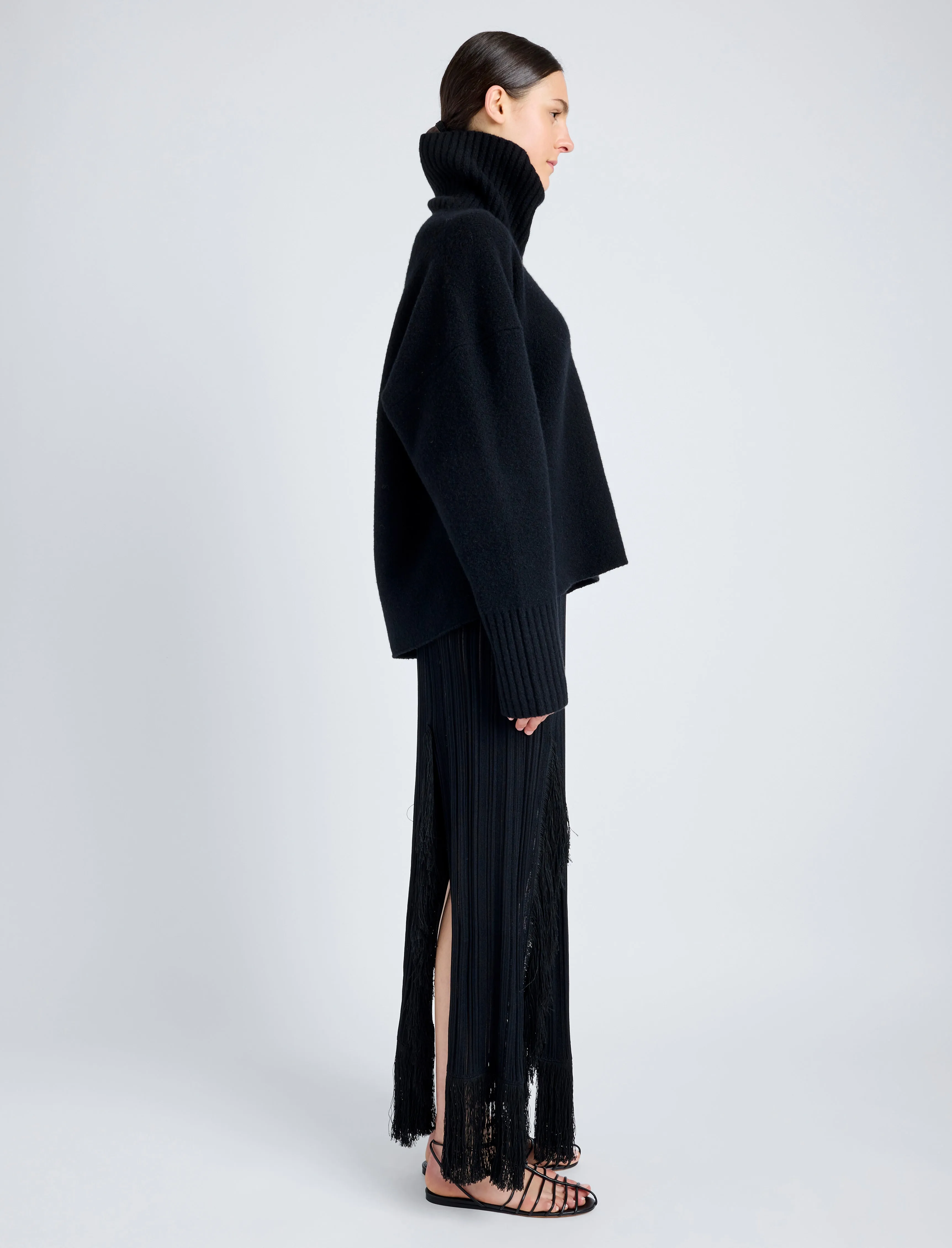 Alaina Skirt in Viscose Fringe Knit sold by Proenza Schouler product image thumbnail 3