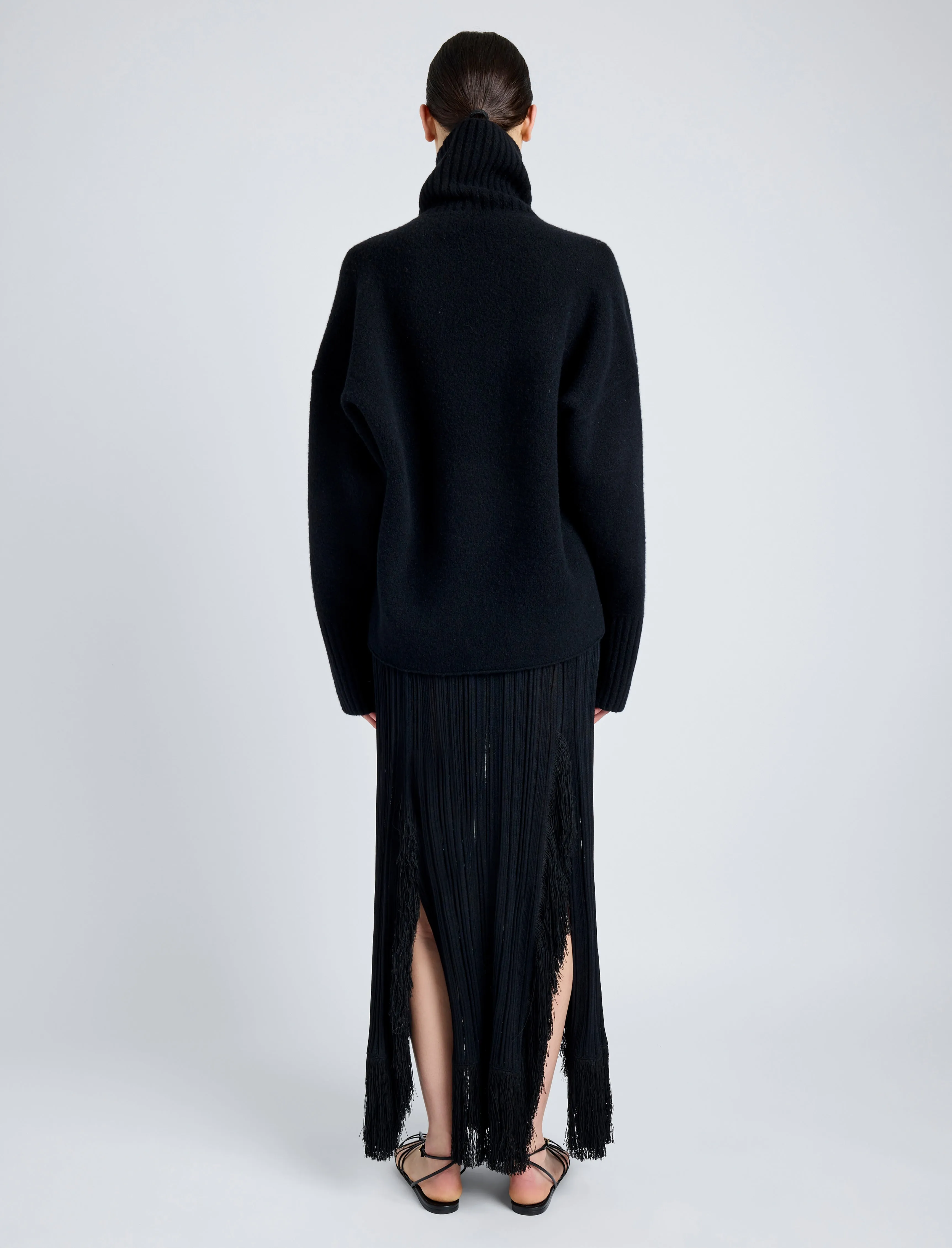 Alaina Skirt in Viscose Fringe Knit sold by Proenza Schouler product image thumbnail 4