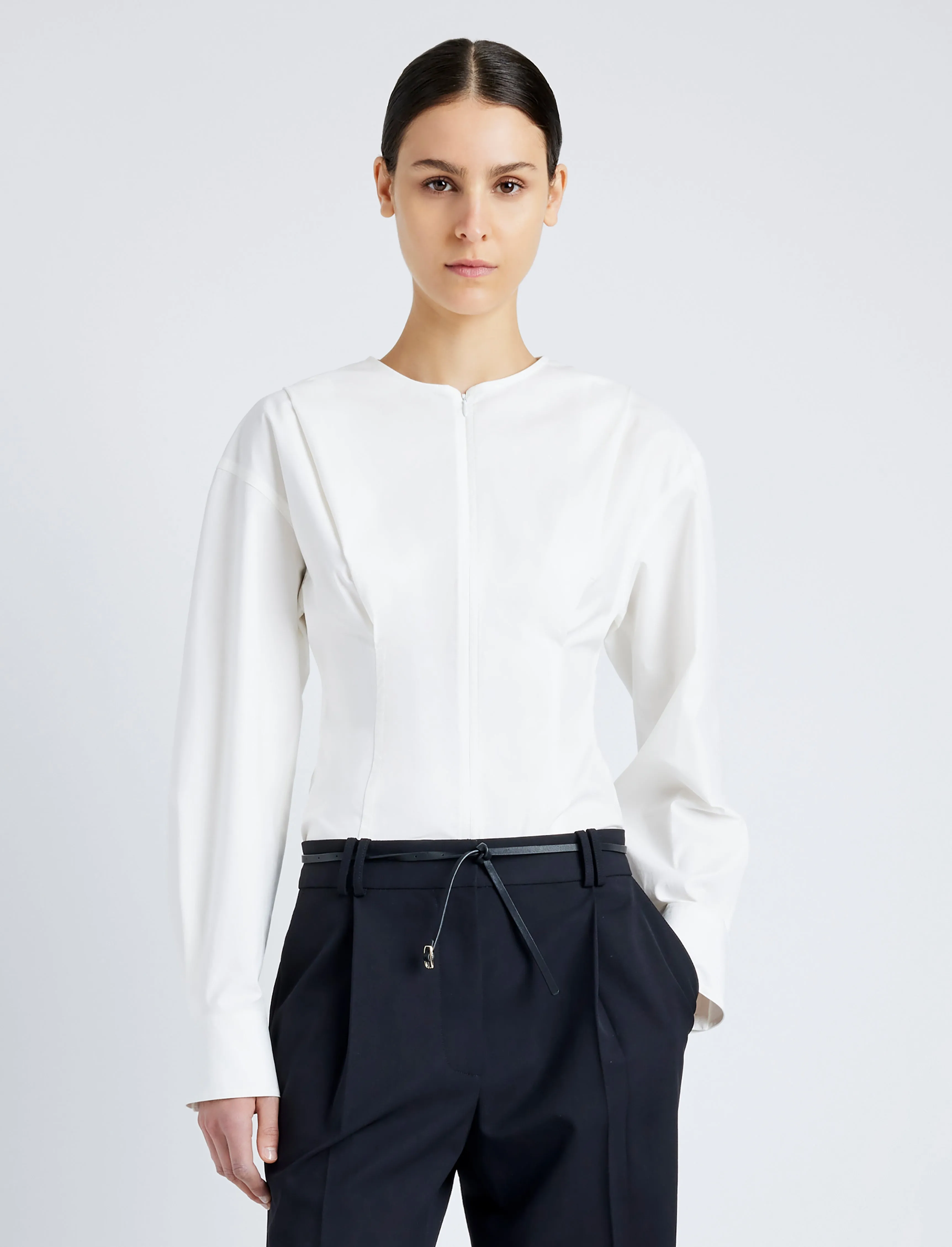 Ivonne Top in Eco Poplin sold by Proenza Schouler product image thumbnail 2