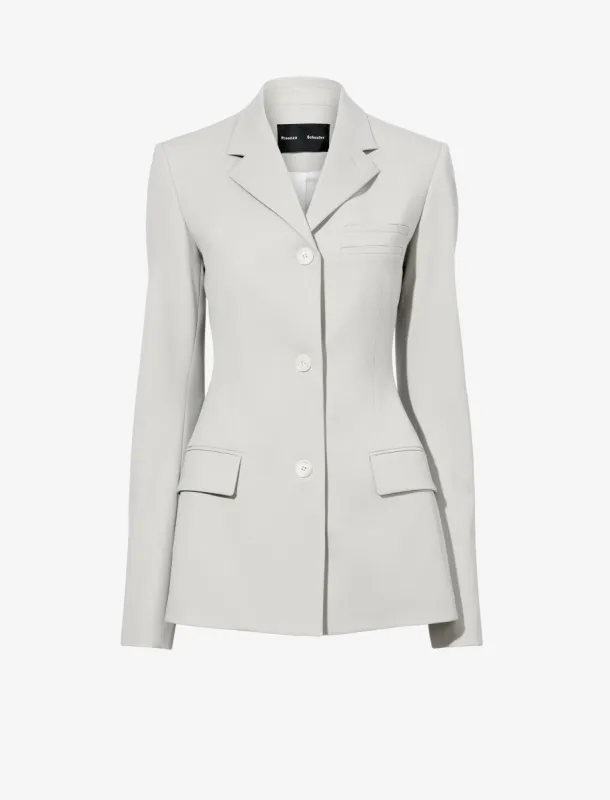 Lark Blazer in Wool Gabardine Suiting made by Proenza Schouler