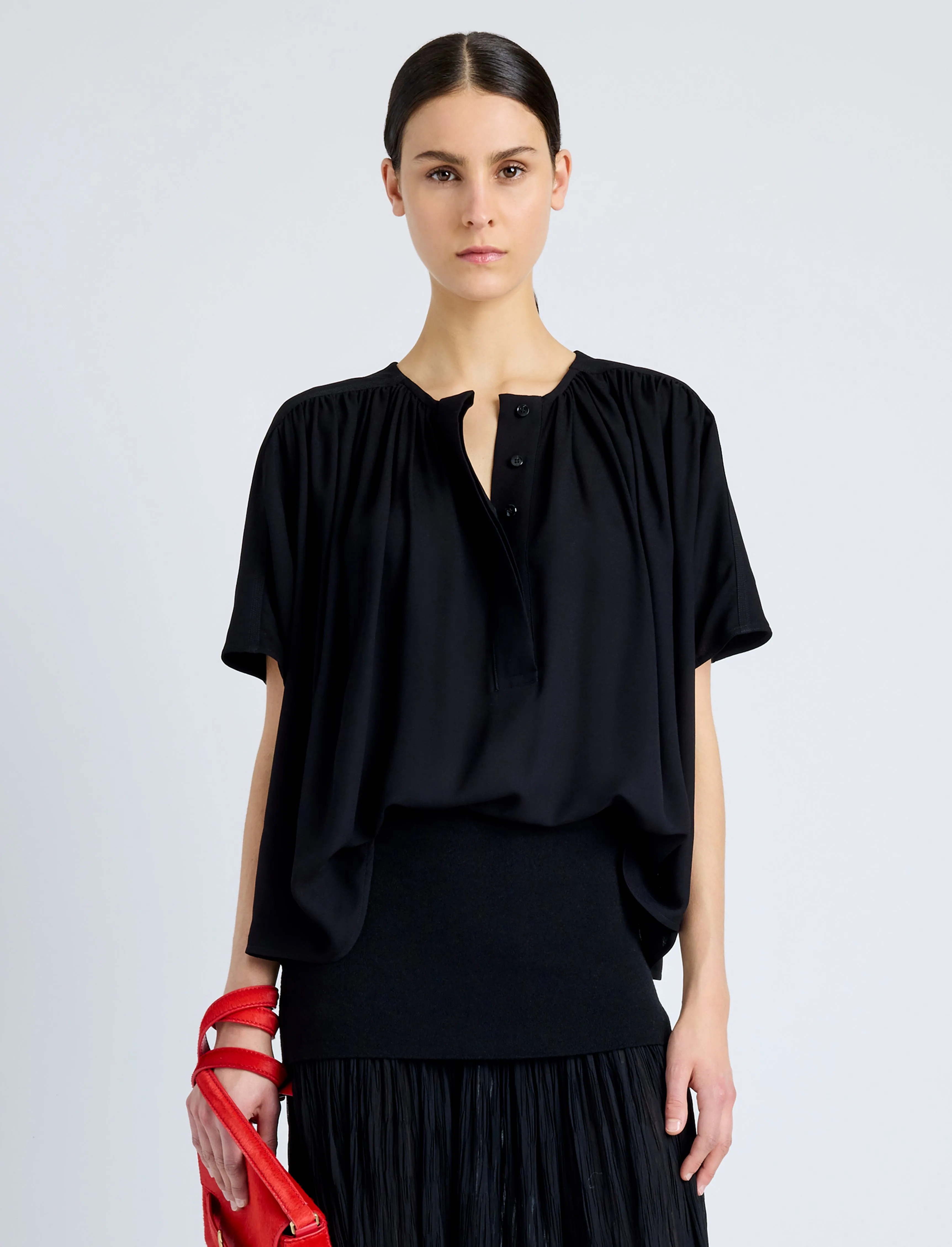 Claire Top in Viscose Georgette sold by Proenza Schouler product image thumbnail 2