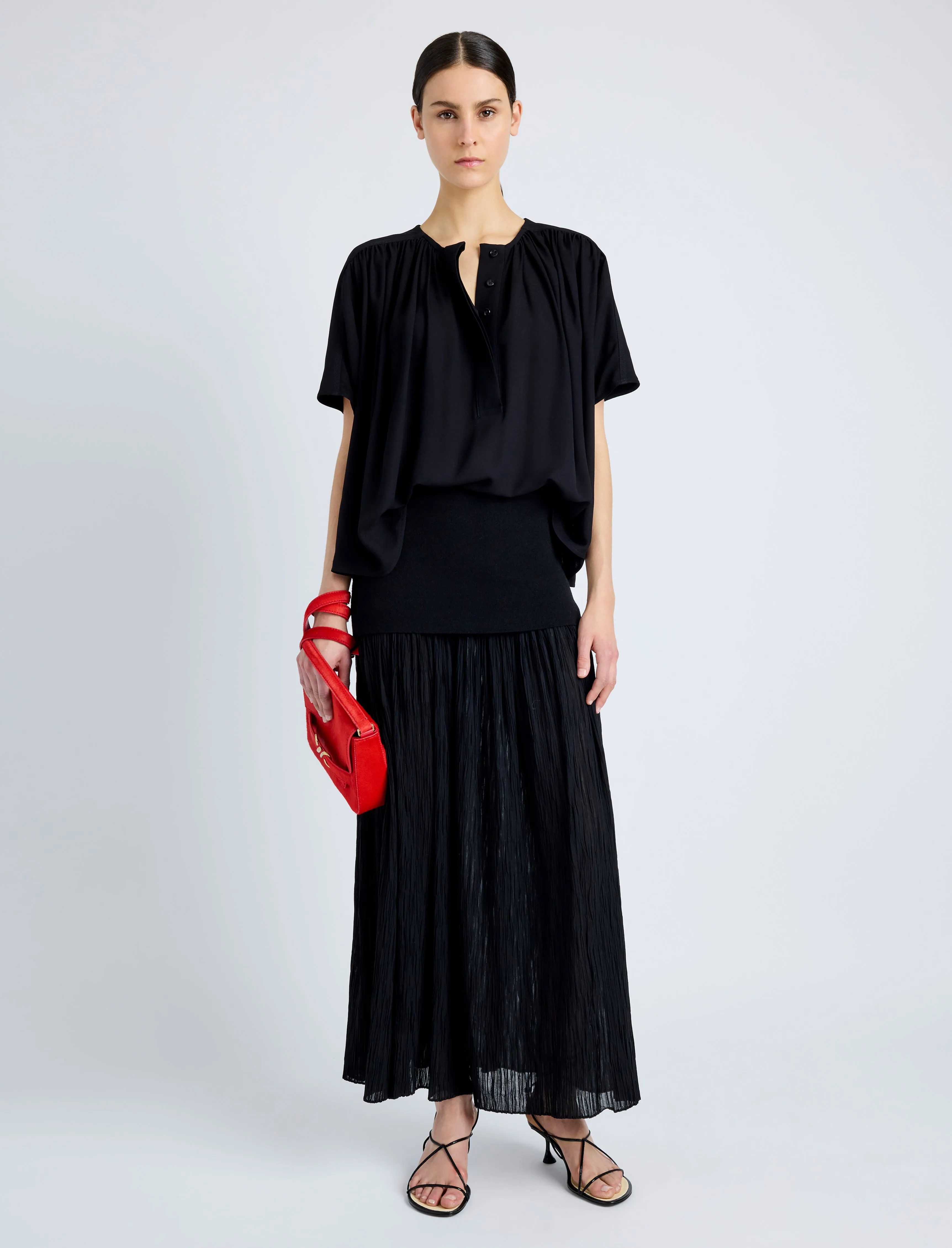 Claire Top in Viscose Georgette sold by Proenza Schouler product image thumbnail 3
