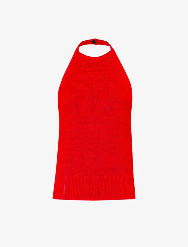 Leona Top in Viscose Ribbon Knit made by Proenza Schouler