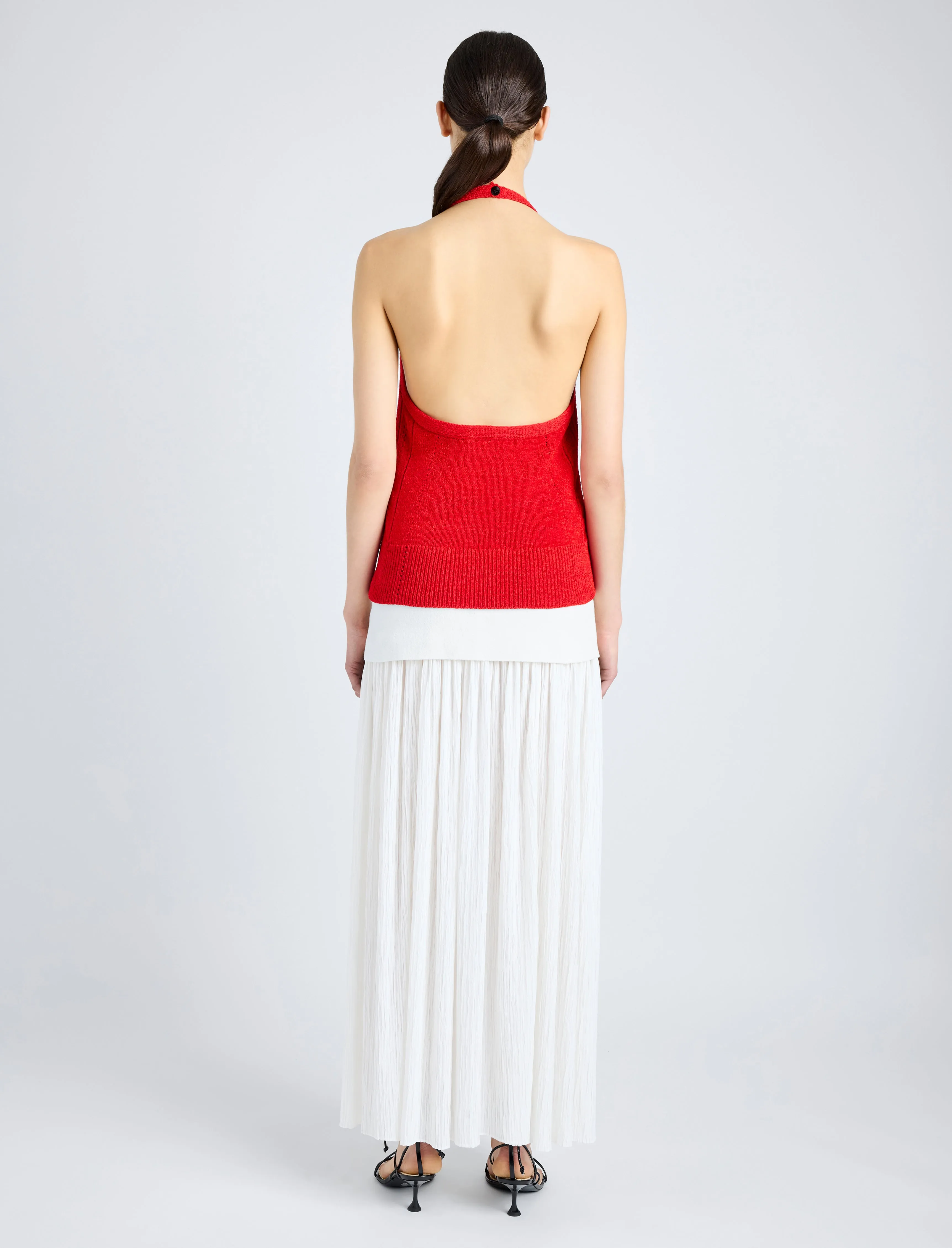 Leona Top in Viscose Ribbon Knit sold by Proenza Schouler product image thumbnail 5