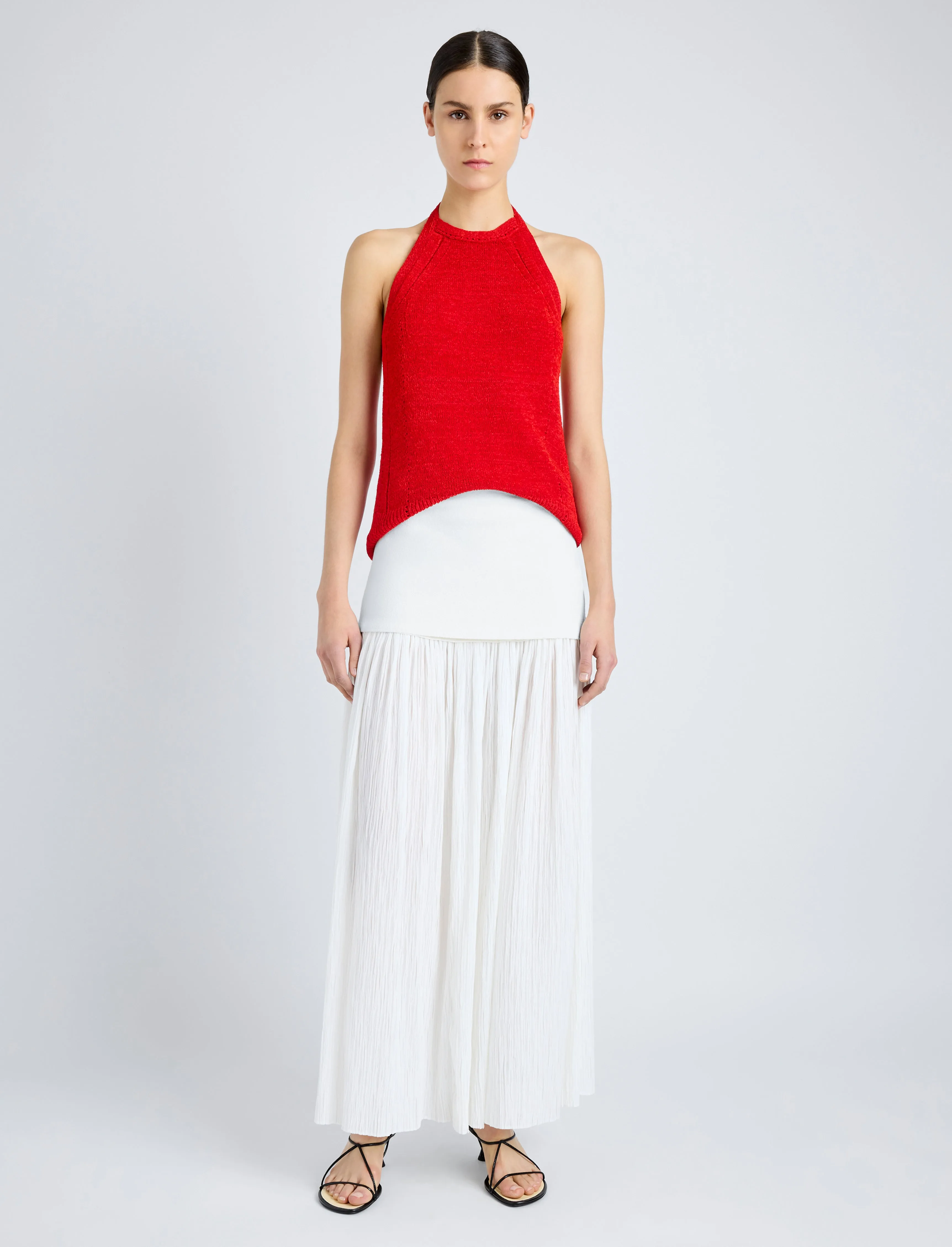 Leona Top in Viscose Ribbon Knit sold by Proenza Schouler product image thumbnail 3