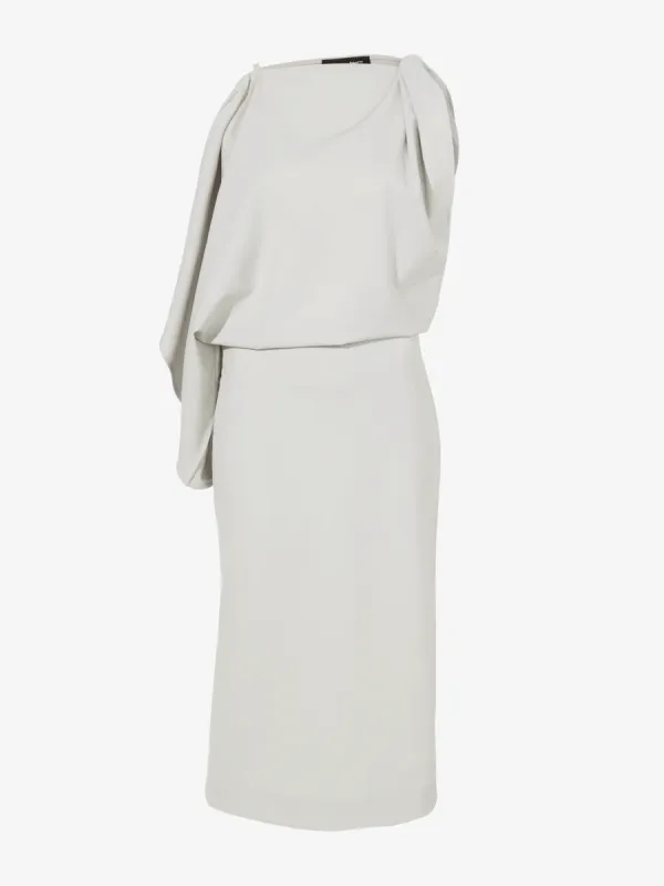 Elena Dress in Wool Gabardine Suiting sold by Proenza Schouler