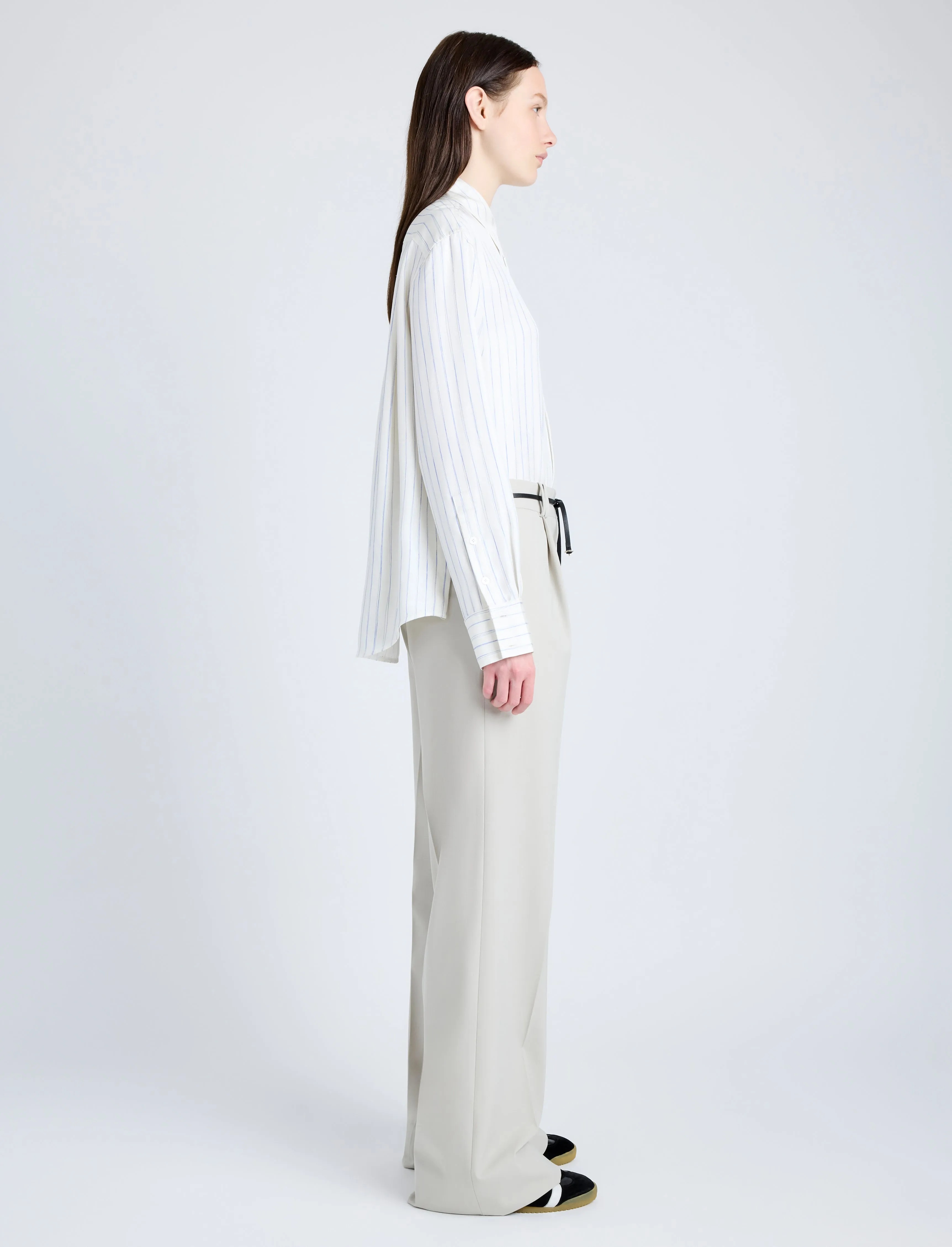 Savannah Pant in Wool Gabardine Suiting sold by Proenza Schouler product image thumbnail 3