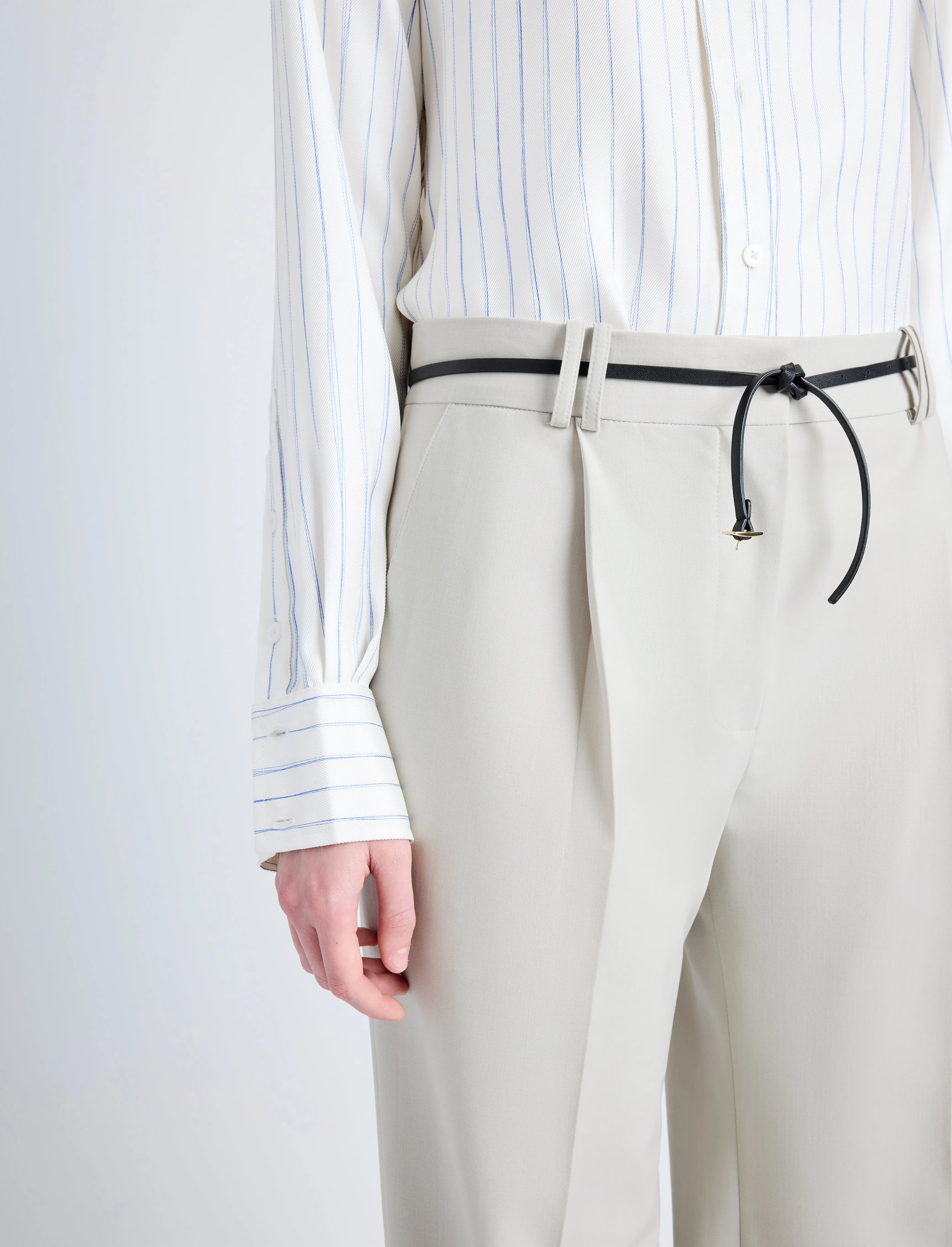 Savannah Pant in Wool Gabardine Suiting sold by Proenza Schouler product image thumbnail 5