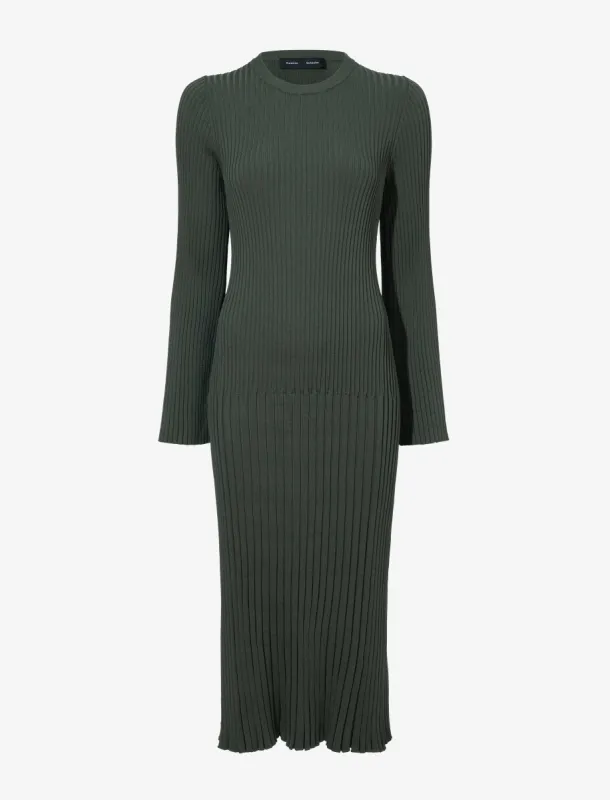 Kenna Dress in Midweight Viscose Rib made by Proenza Schouler
