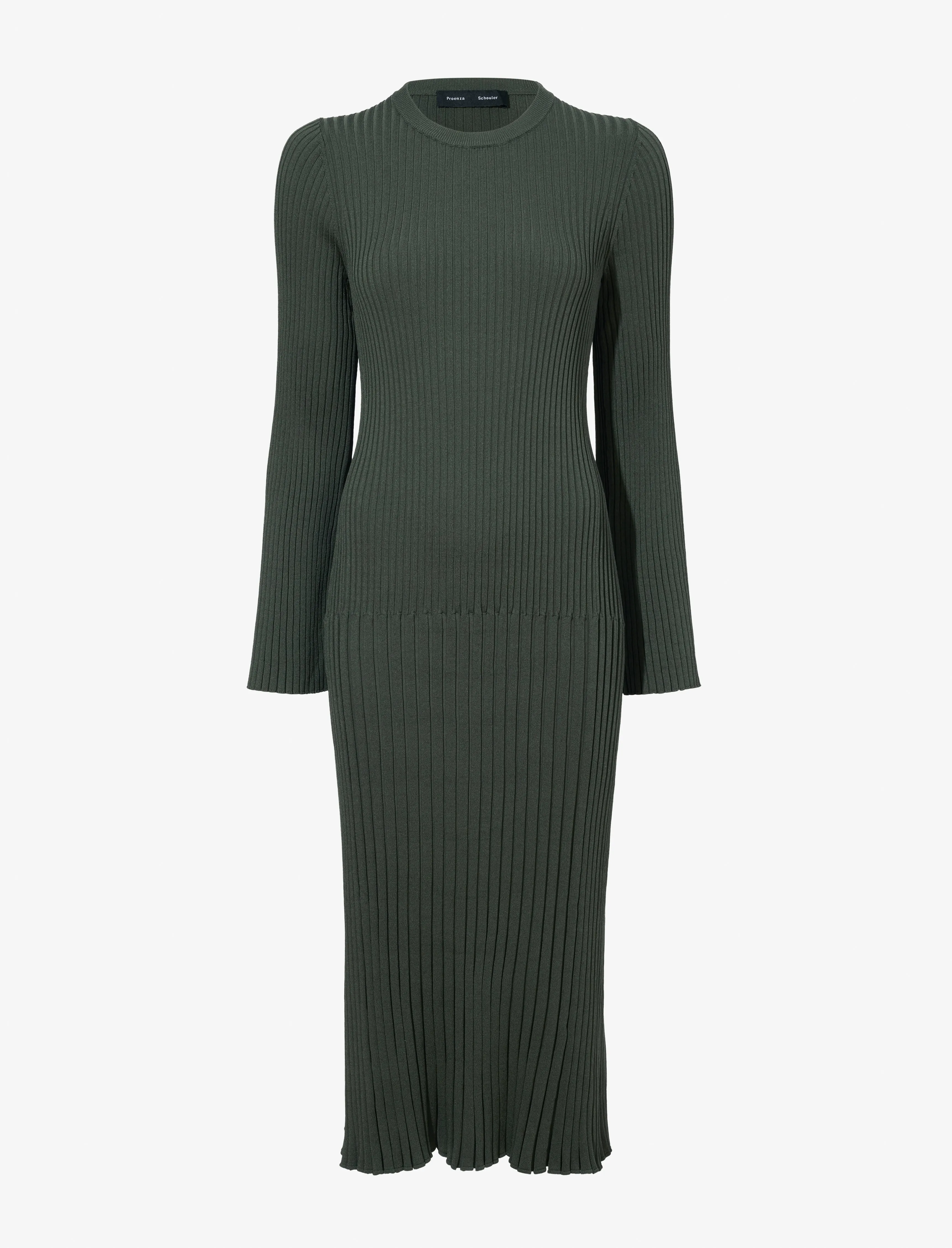 Kenna Dress in Midweight Viscose Rib sold by Proenza Schouler