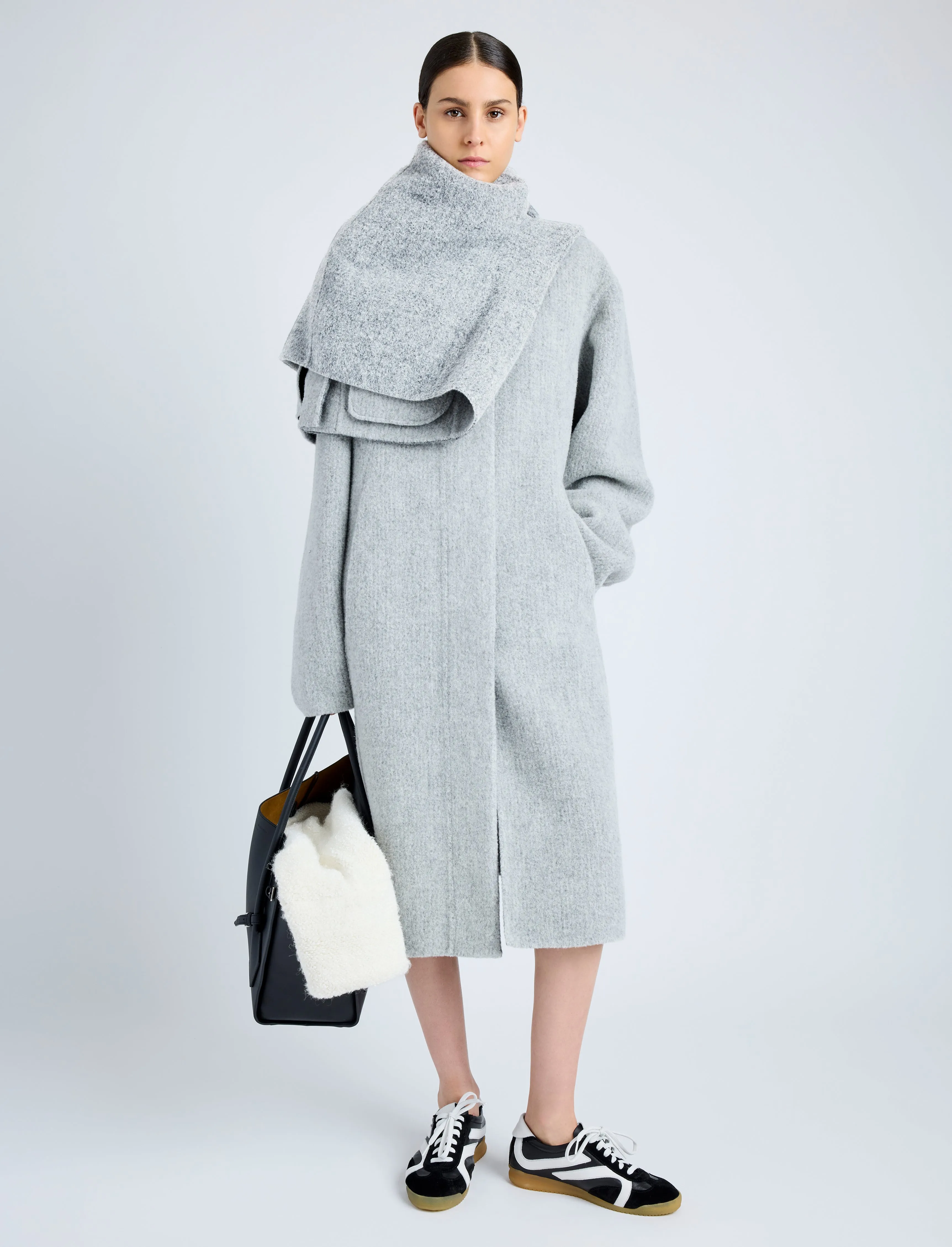 Albers Coat in Textured Double Face Wool sold by Proenza Schouler product image thumbnail 2