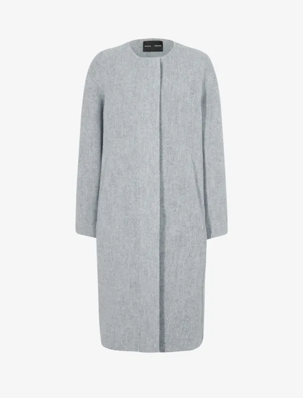 Albers Coat in Textured Double Face Wool sold by Proenza Schouler