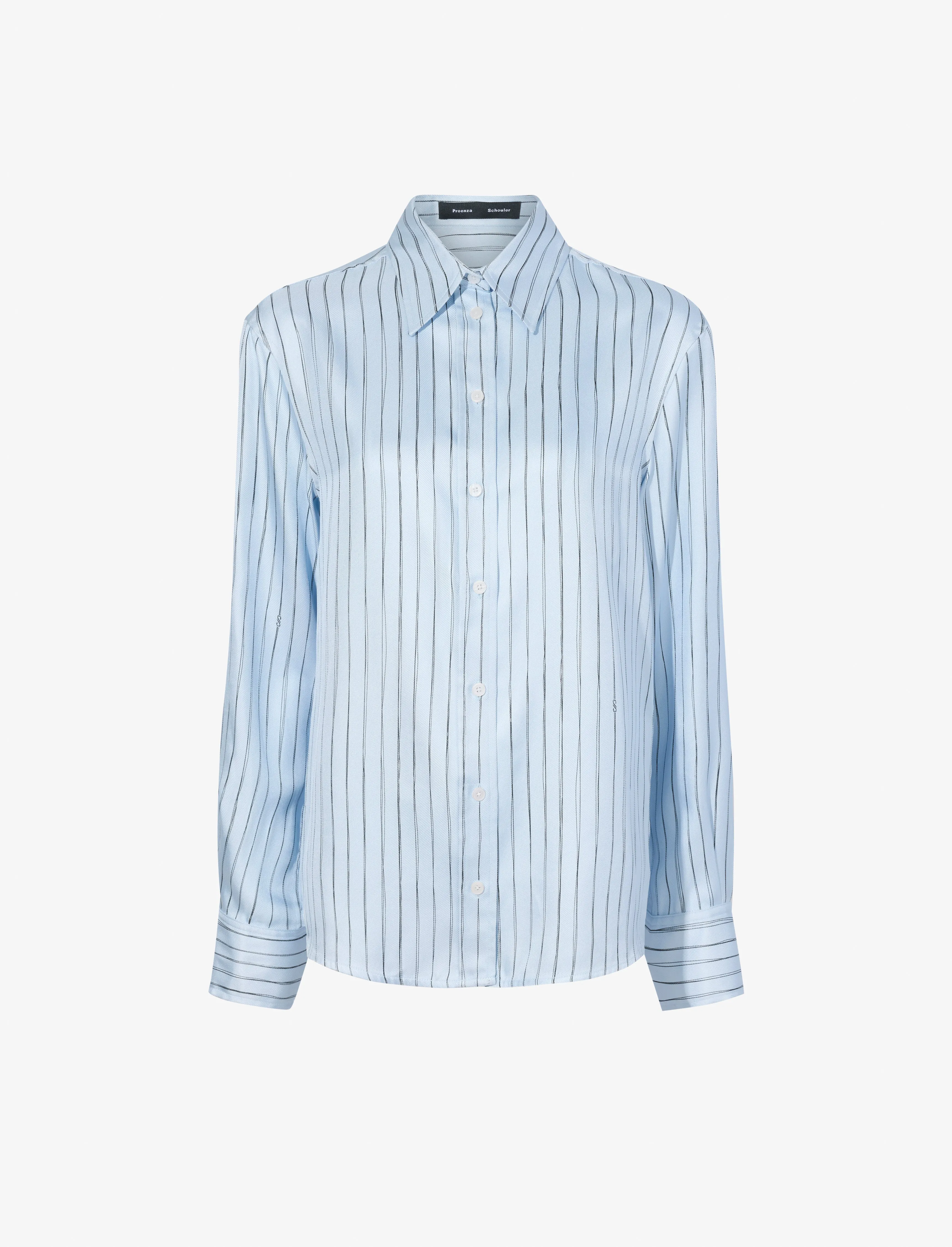 Madison Top in Stripe Silk Twill sold by Proenza Schouler
