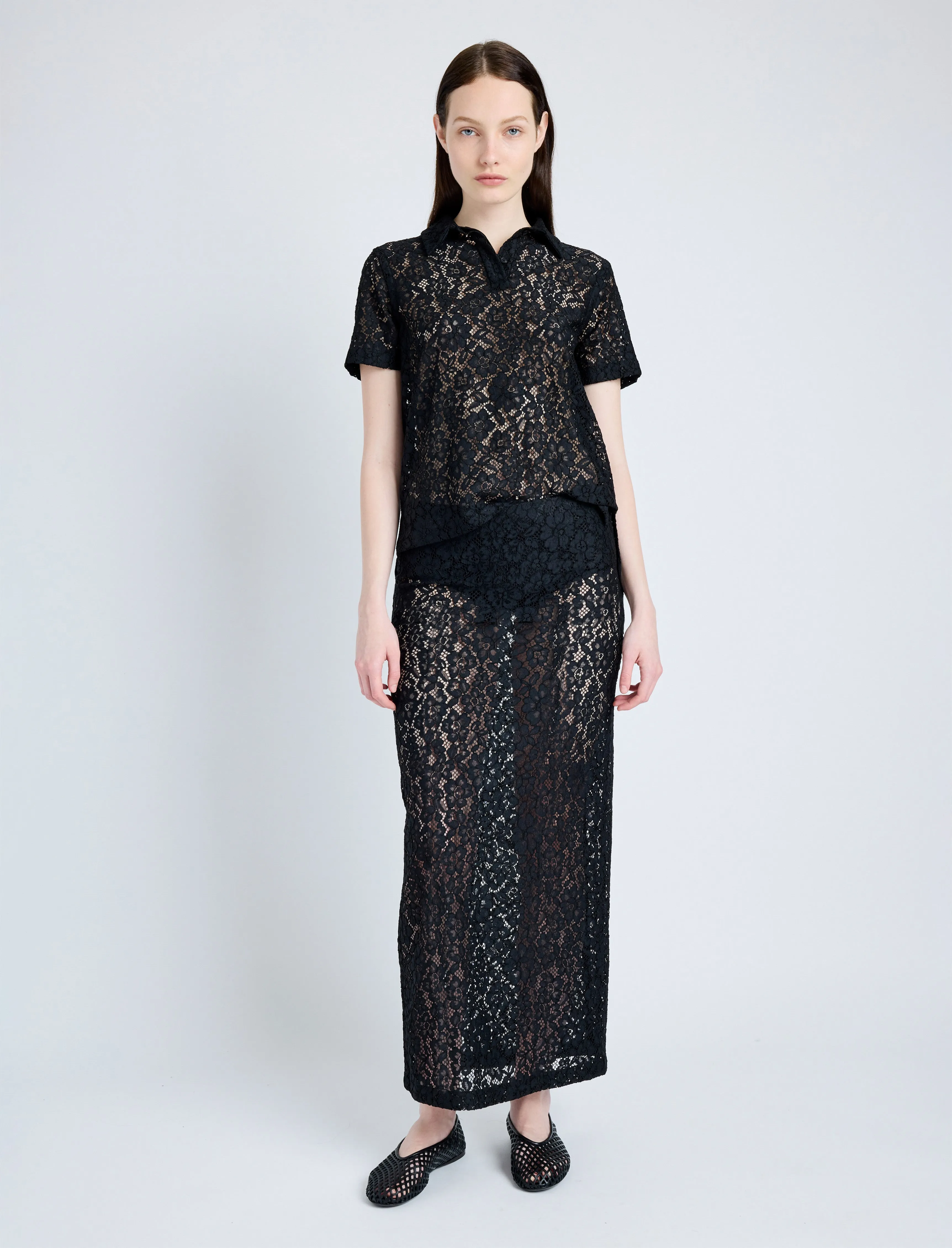 Kennedy Top in Stretch Lace sold by Proenza Schouler product image thumbnail 2