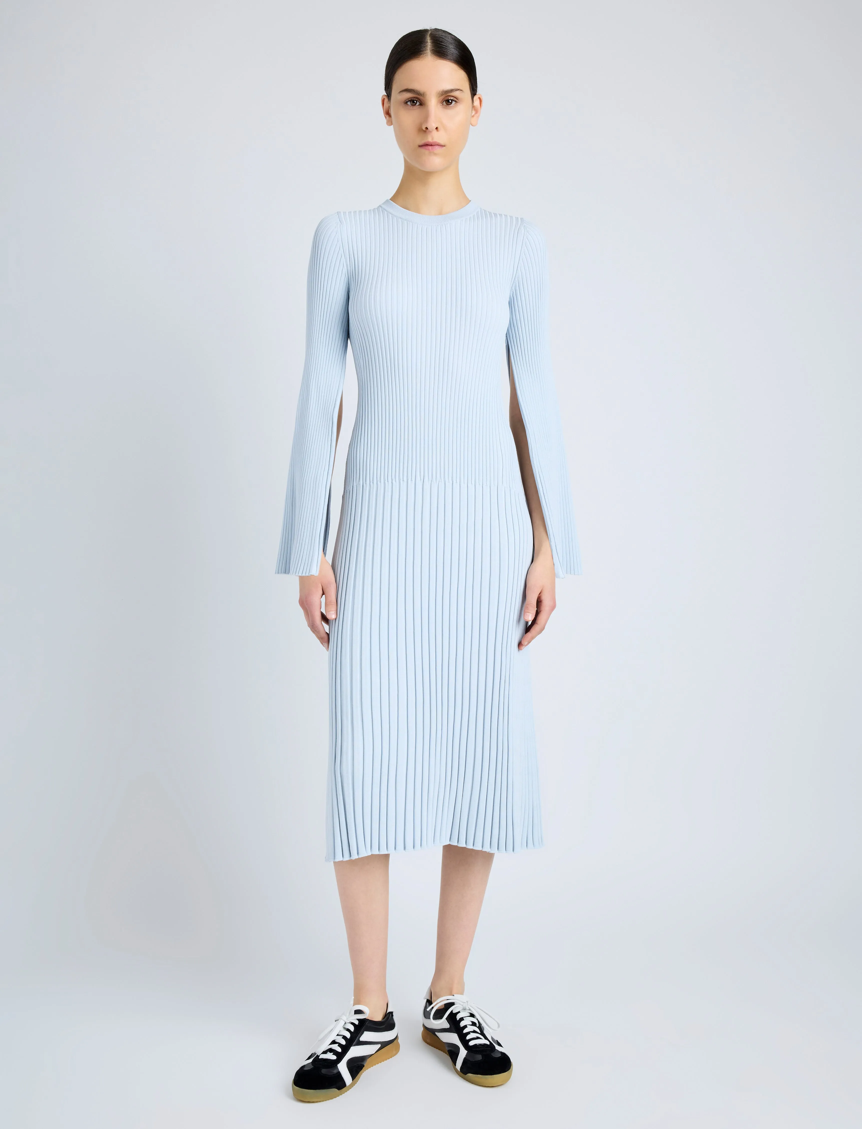 Kenna Dress in Midweight Viscose Rib sold by Proenza Schouler product image thumbnail 2