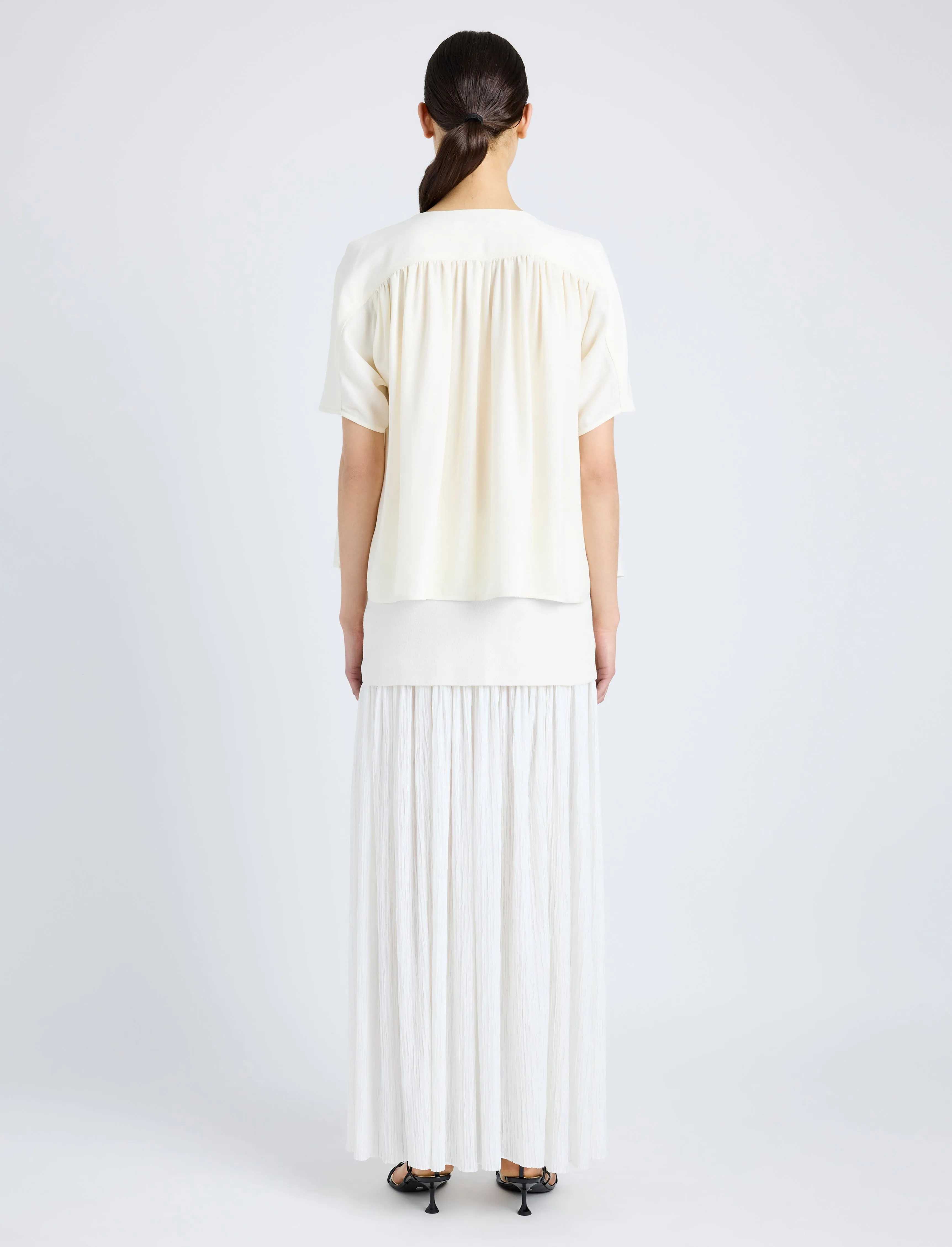 Claire Top in Viscose Georgette sold by Proenza Schouler product image thumbnail 5