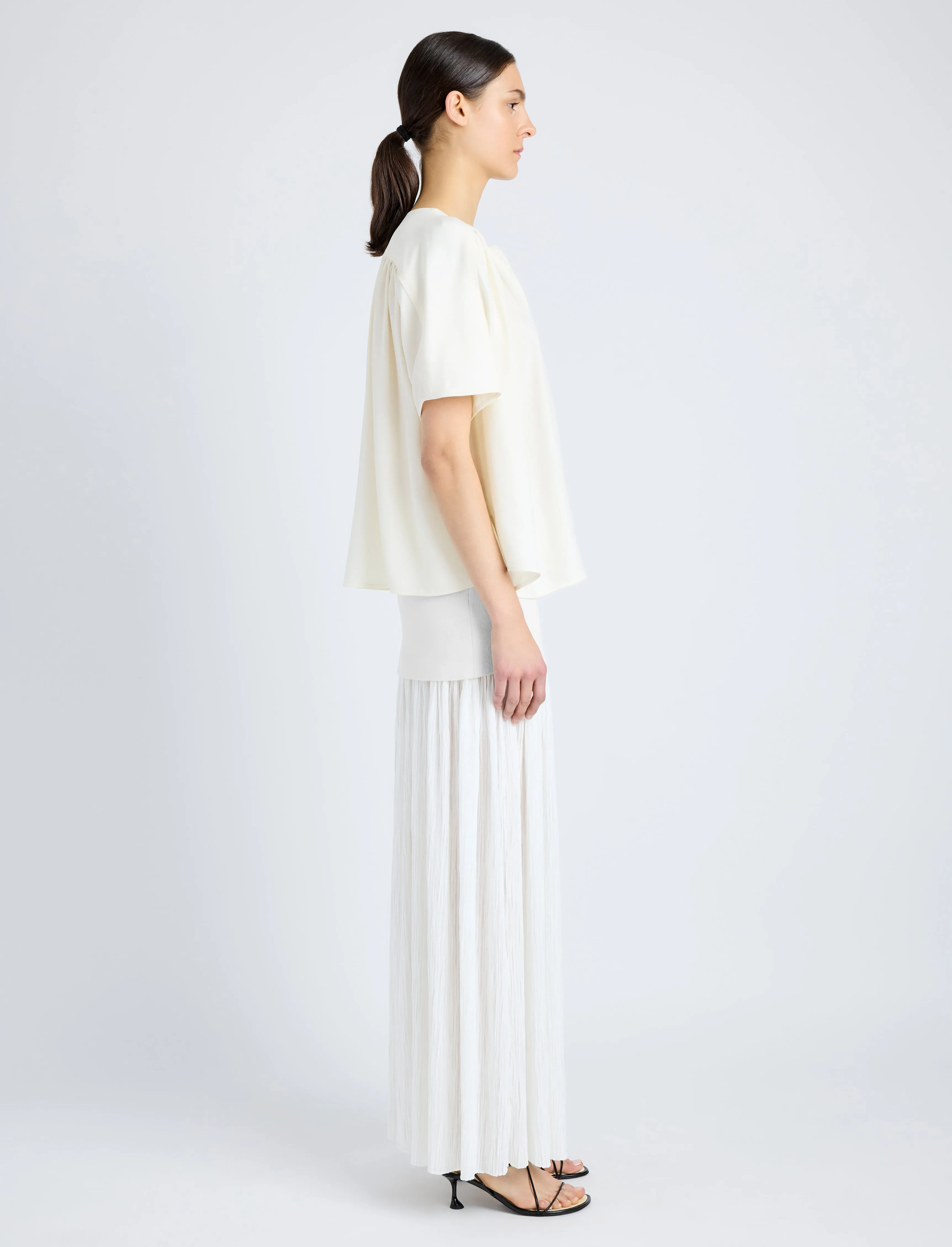 Claire Top in Viscose Georgette sold by Proenza Schouler product image thumbnail 4