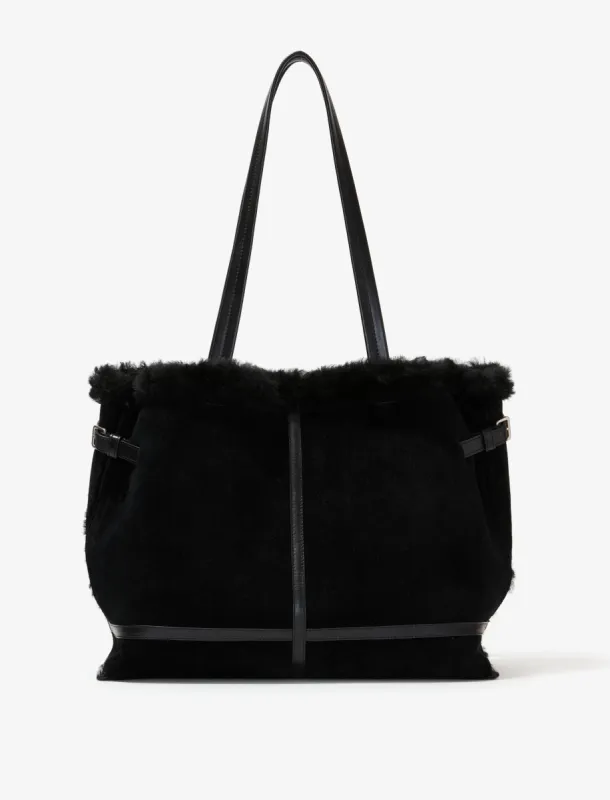 Days Tote in Suede Shearling sold by Proenza Schouler