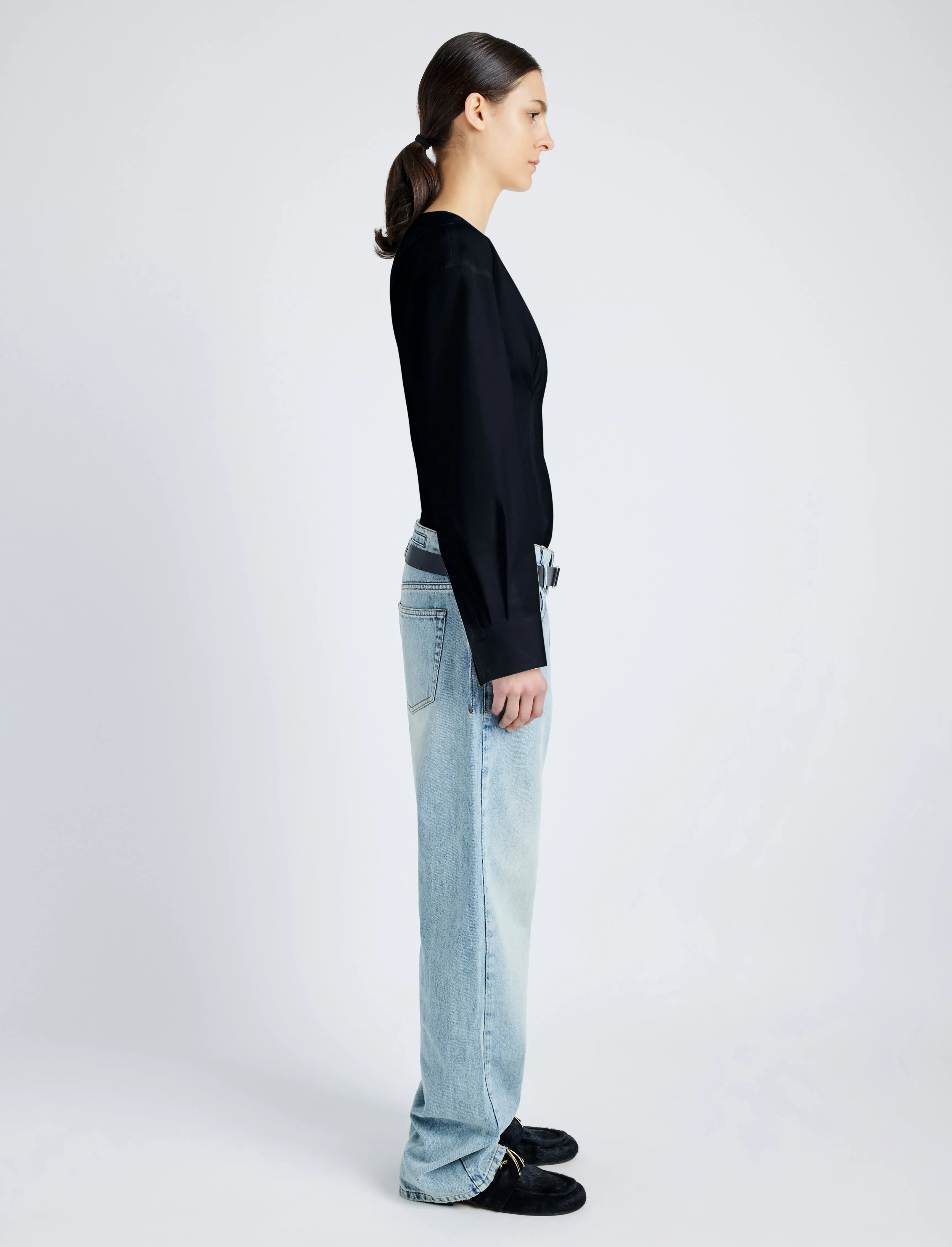 Ivonne Top in Eco Poplin sold by Proenza Schouler product image thumbnail 4