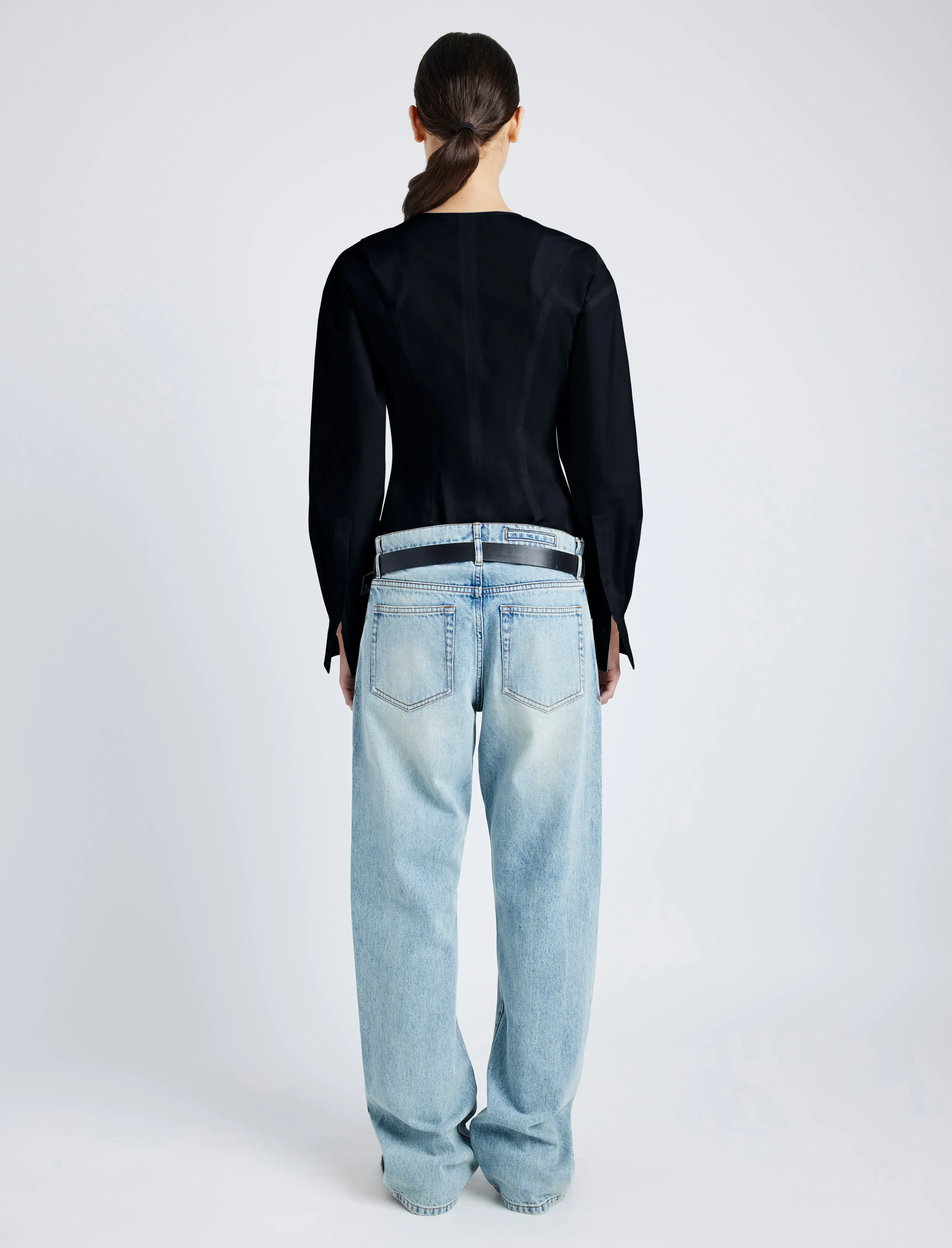 Ivonne Top in Eco Poplin sold by Proenza Schouler product image thumbnail 5