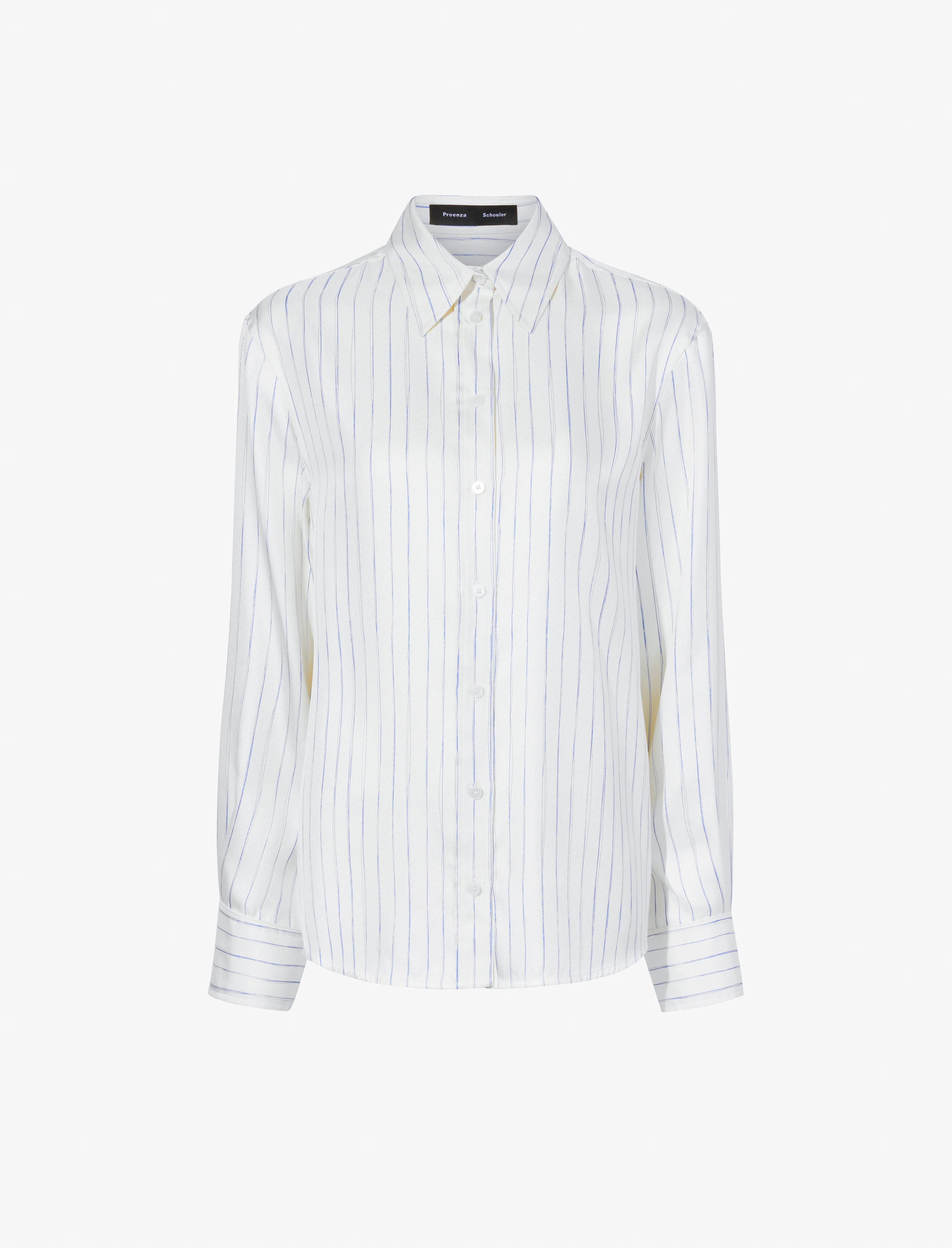 Madison Top in Stripe Silk Twill sold by Proenza Schouler