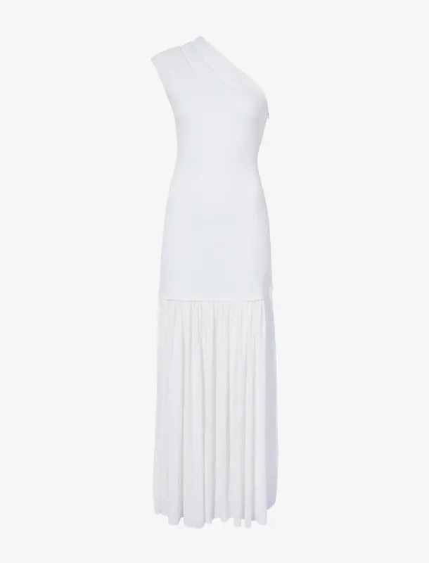 Cora Dress in Pleated Crepe Chiffon made by Proenza Schouler