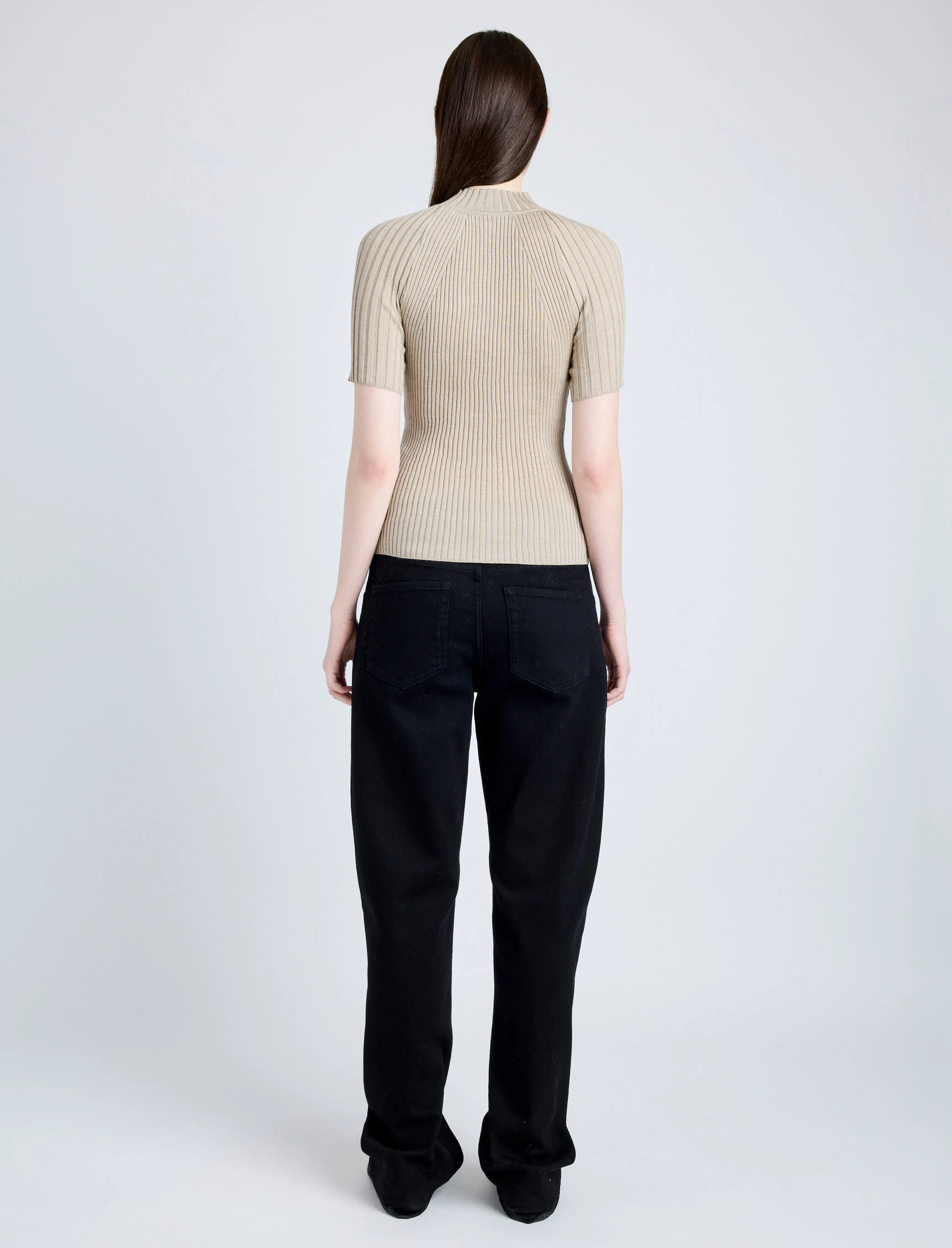 Jaden Top in Superfine Merino Silk sold by Proenza Schouler product image thumbnail 5