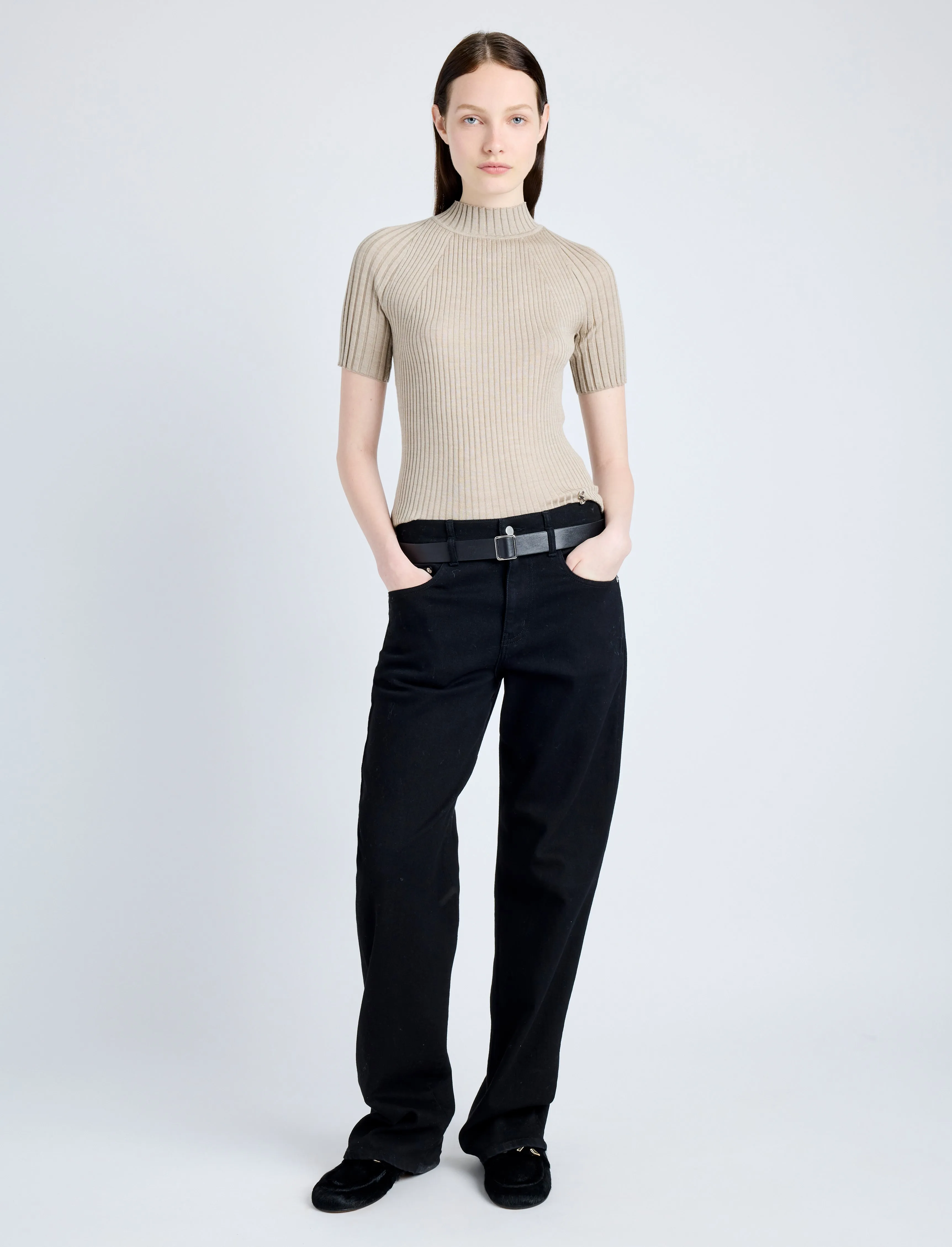 Jaden Top in Superfine Merino Silk sold by Proenza Schouler product image thumbnail 2