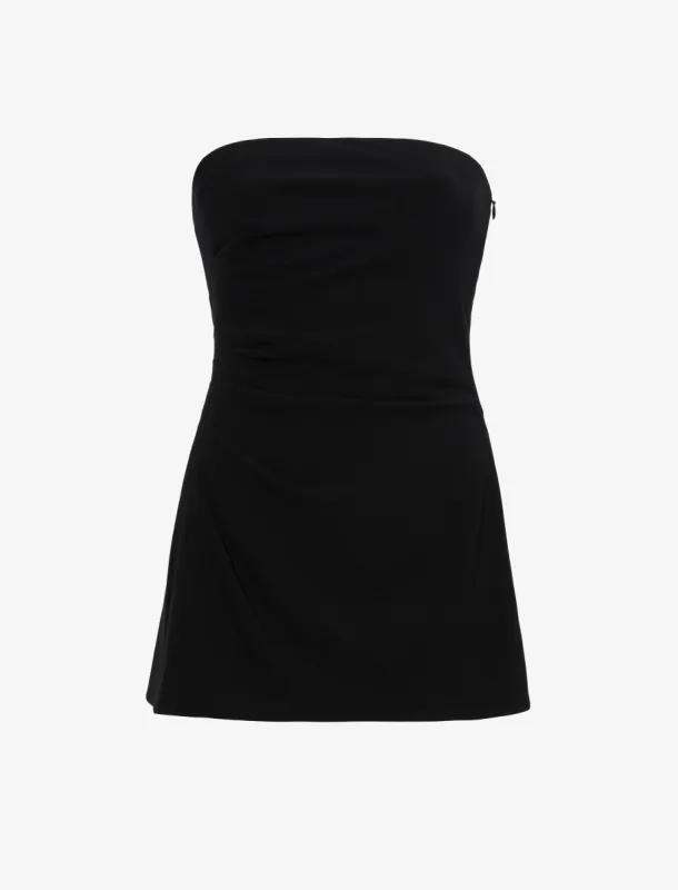 Bobbi Strapless Top in Matte Double Crepe made by Proenza Schouler