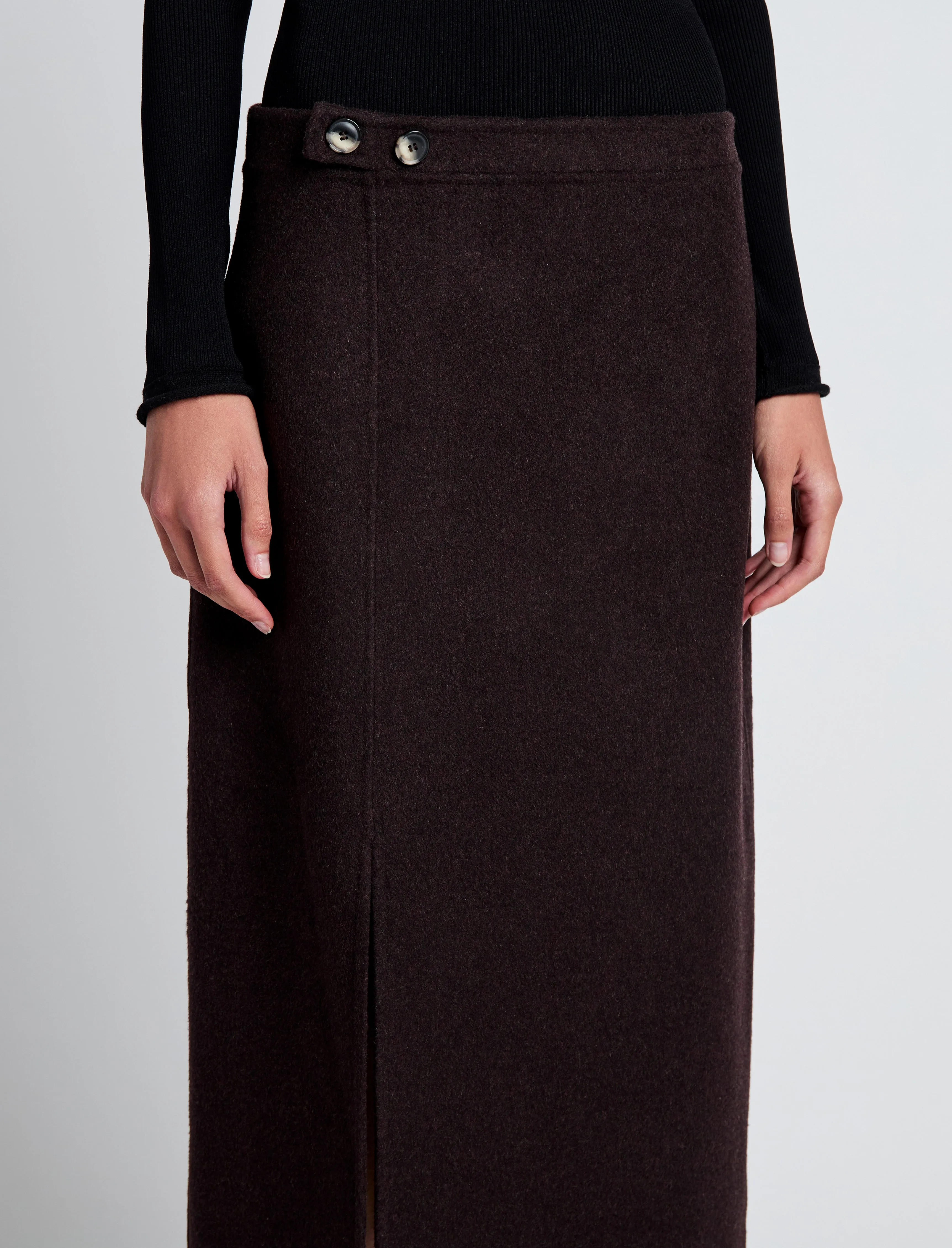 Adrian Skirt in Brushed Wool sold by Proenza Schouler product image thumbnail 5