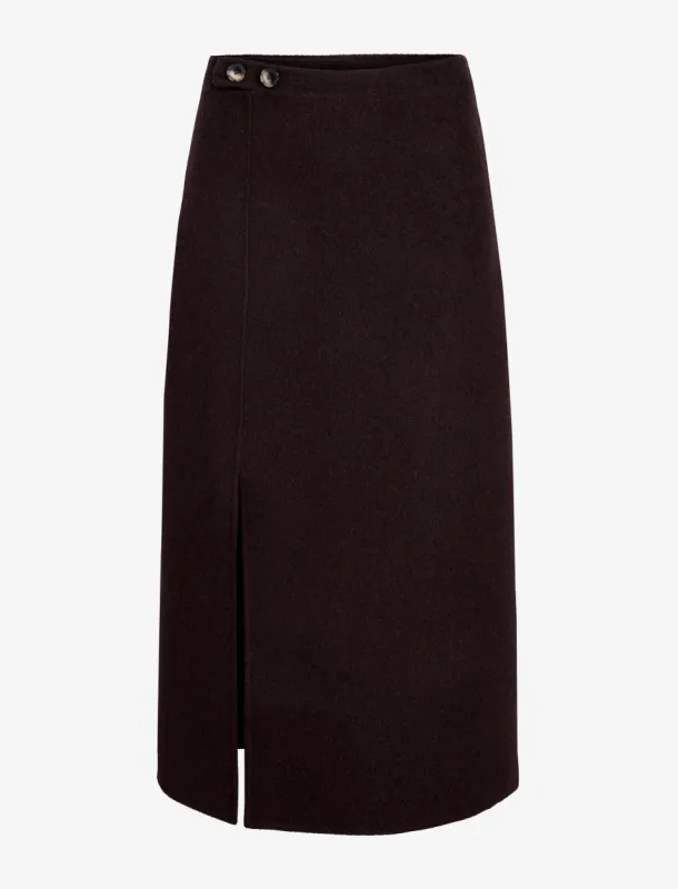 Adrian Skirt in Brushed Wool sold by Proenza Schouler