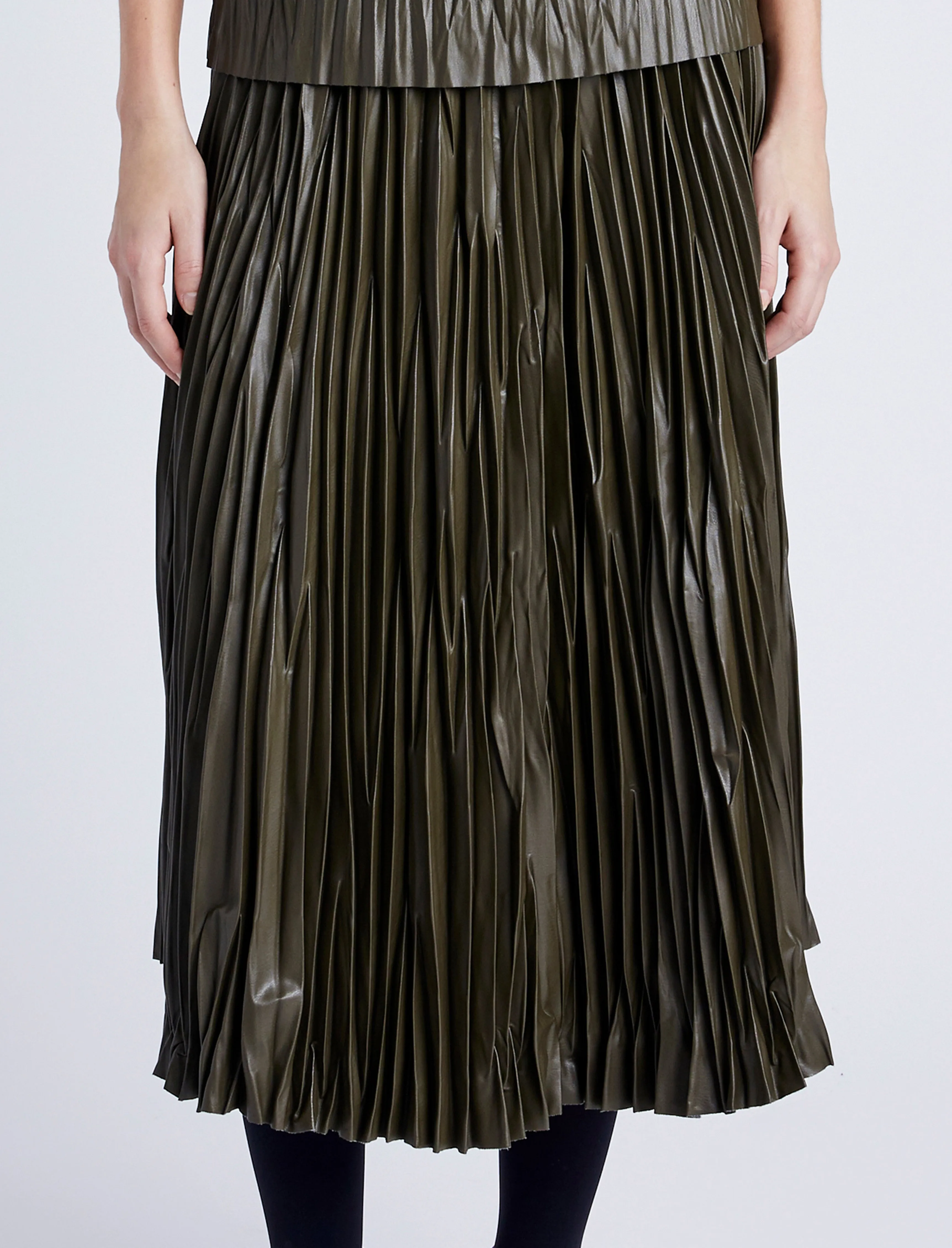 Rosalyn Skirt in Faux Leather sold by Proenza Schouler product image thumbnail 5