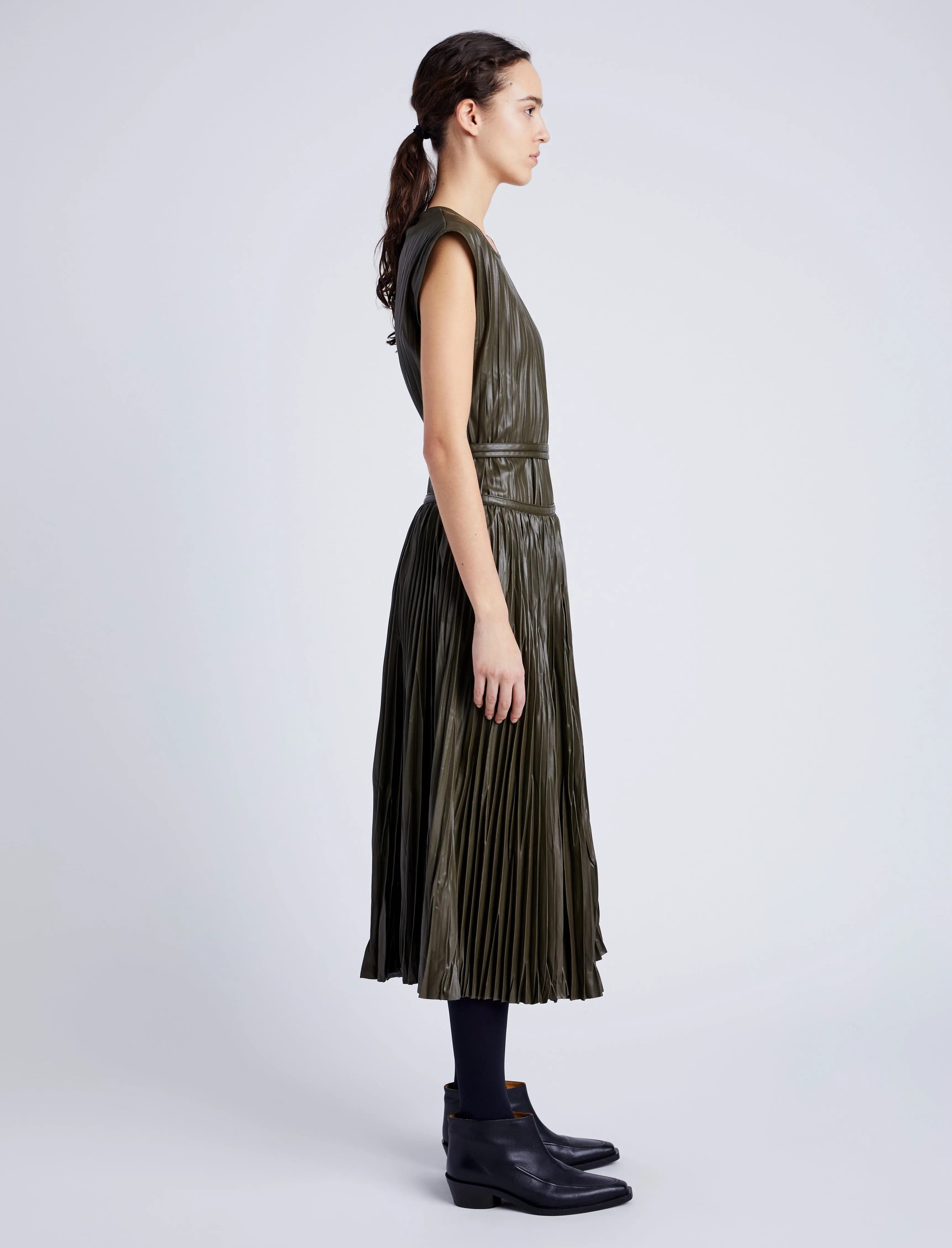 Rosalyn Skirt in Faux Leather sold by Proenza Schouler product image thumbnail 3