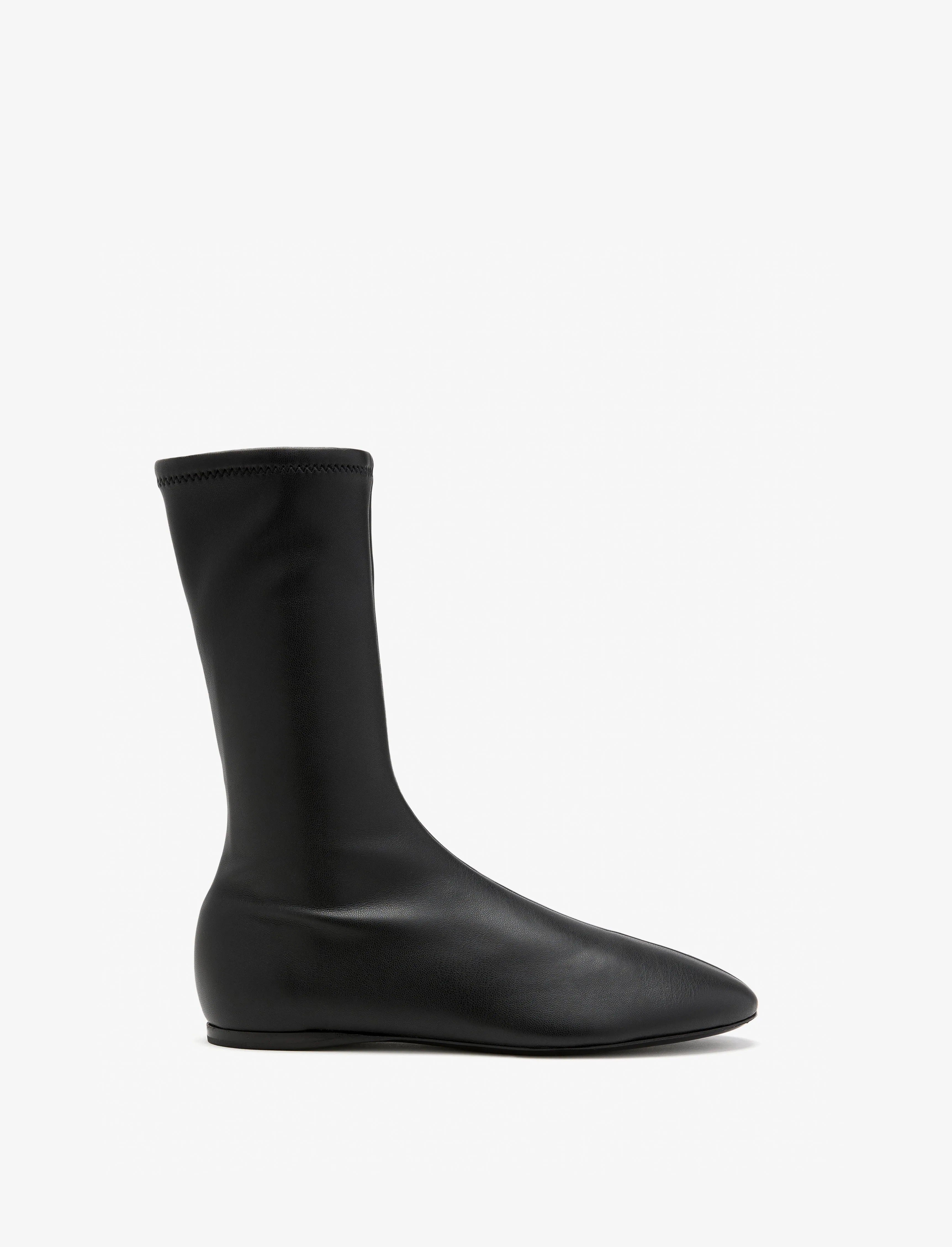 Tee Sock Boots in Faux Leather sold by Proenza Schouler