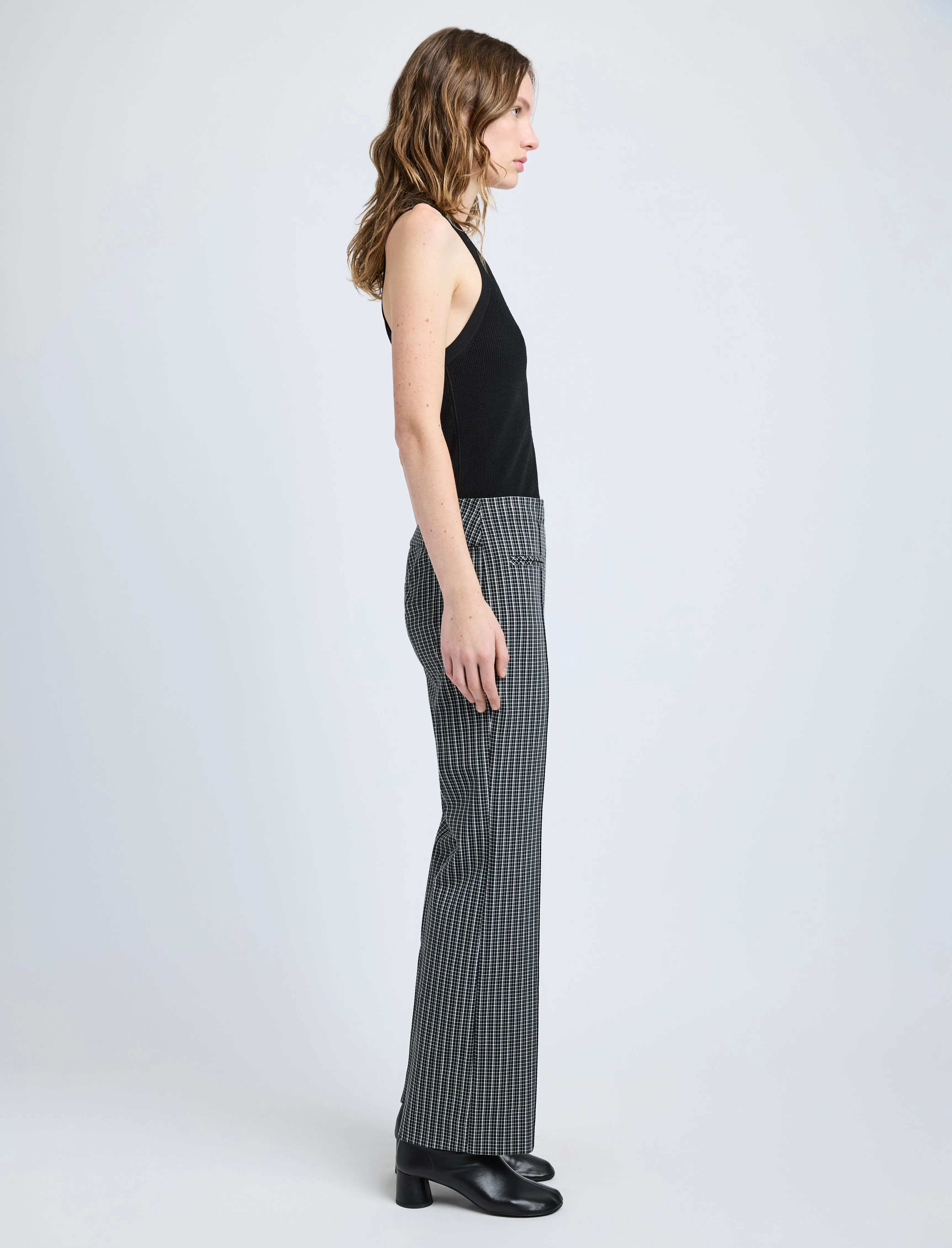 Isadora Pant in Stretch Tailoring sold by Proenza Schouler product image thumbnail 3