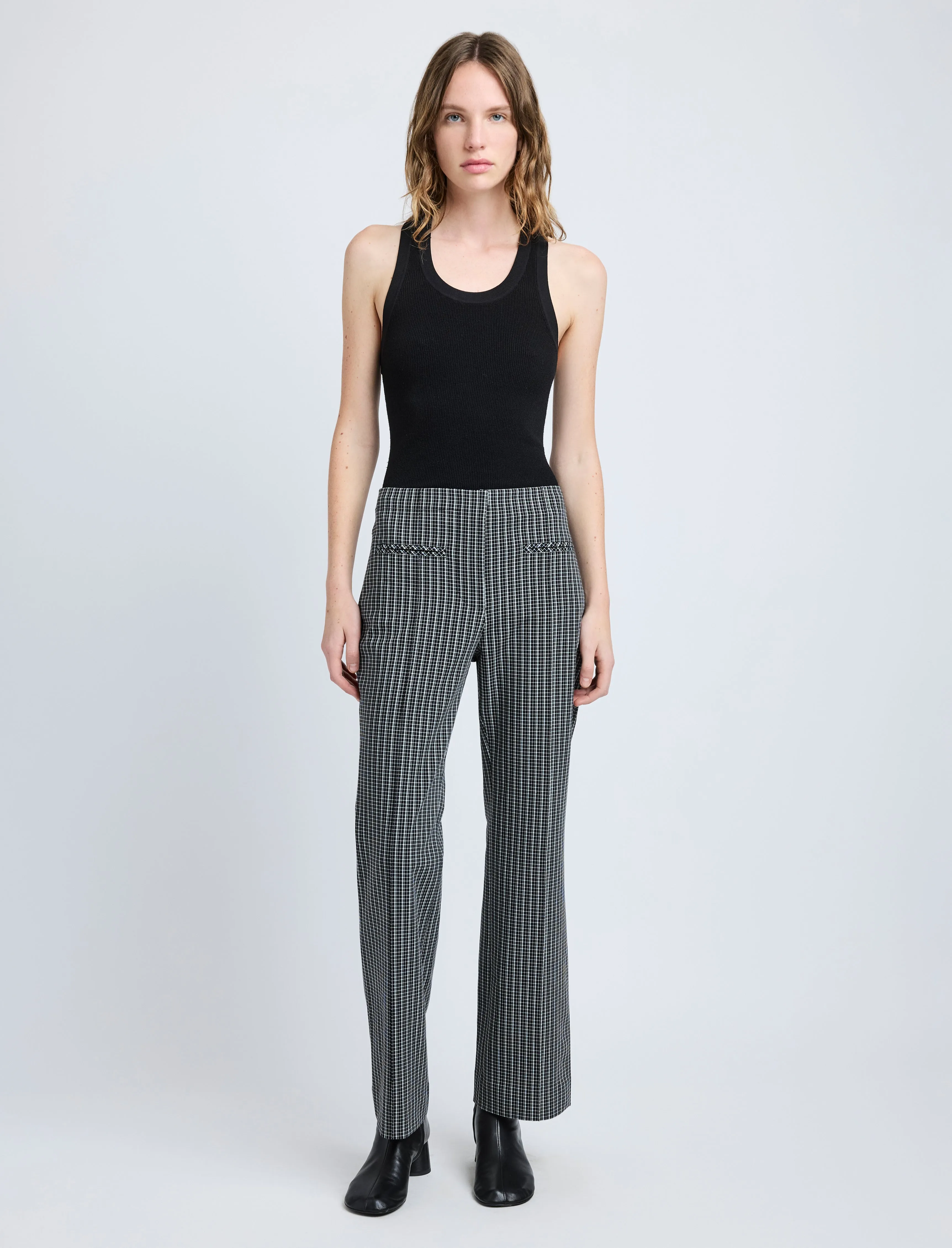 Isadora Pant in Stretch Tailoring sold by Proenza Schouler product image thumbnail 2