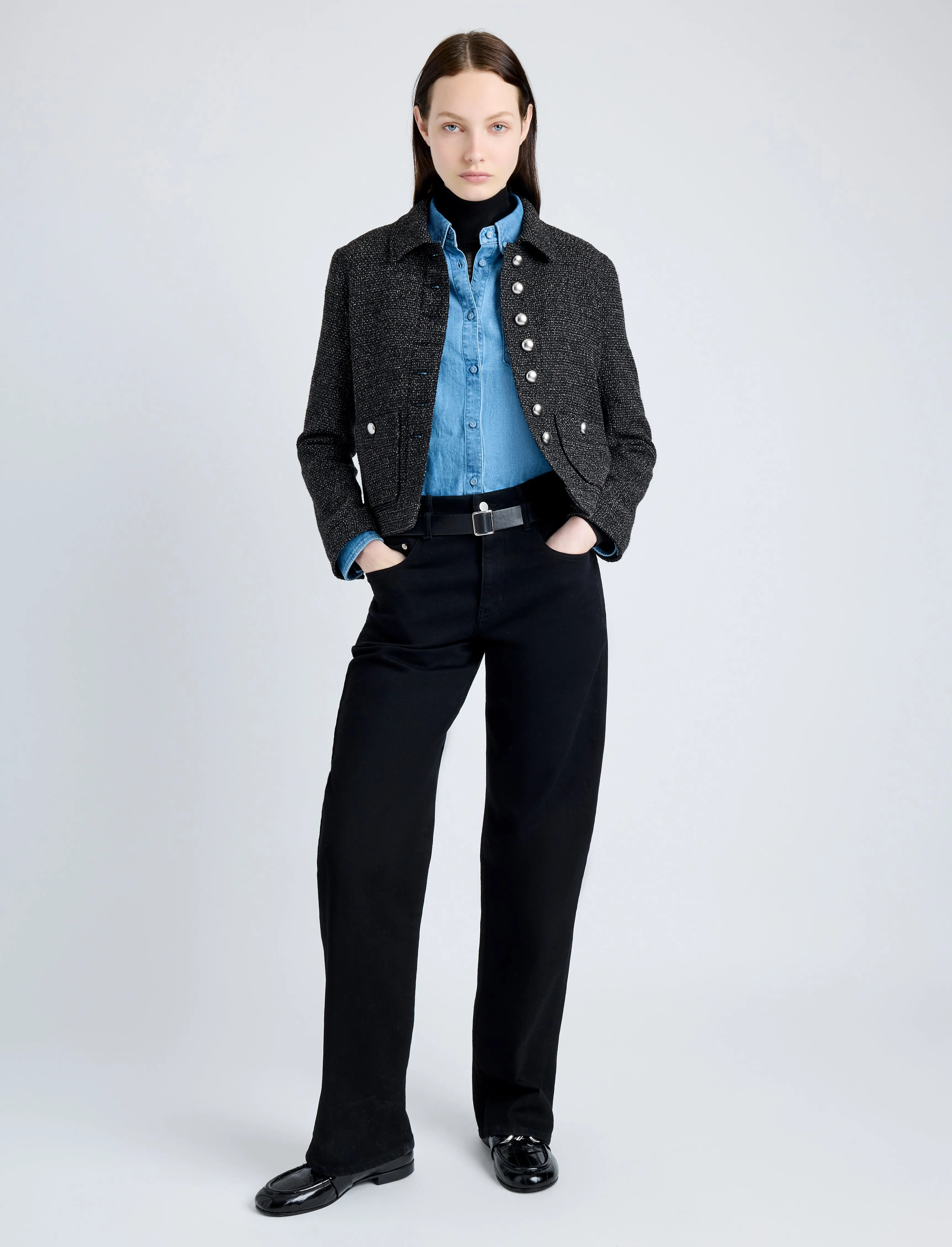Marcella Jacket in Tweed sold by Proenza Schouler product image thumbnail 3