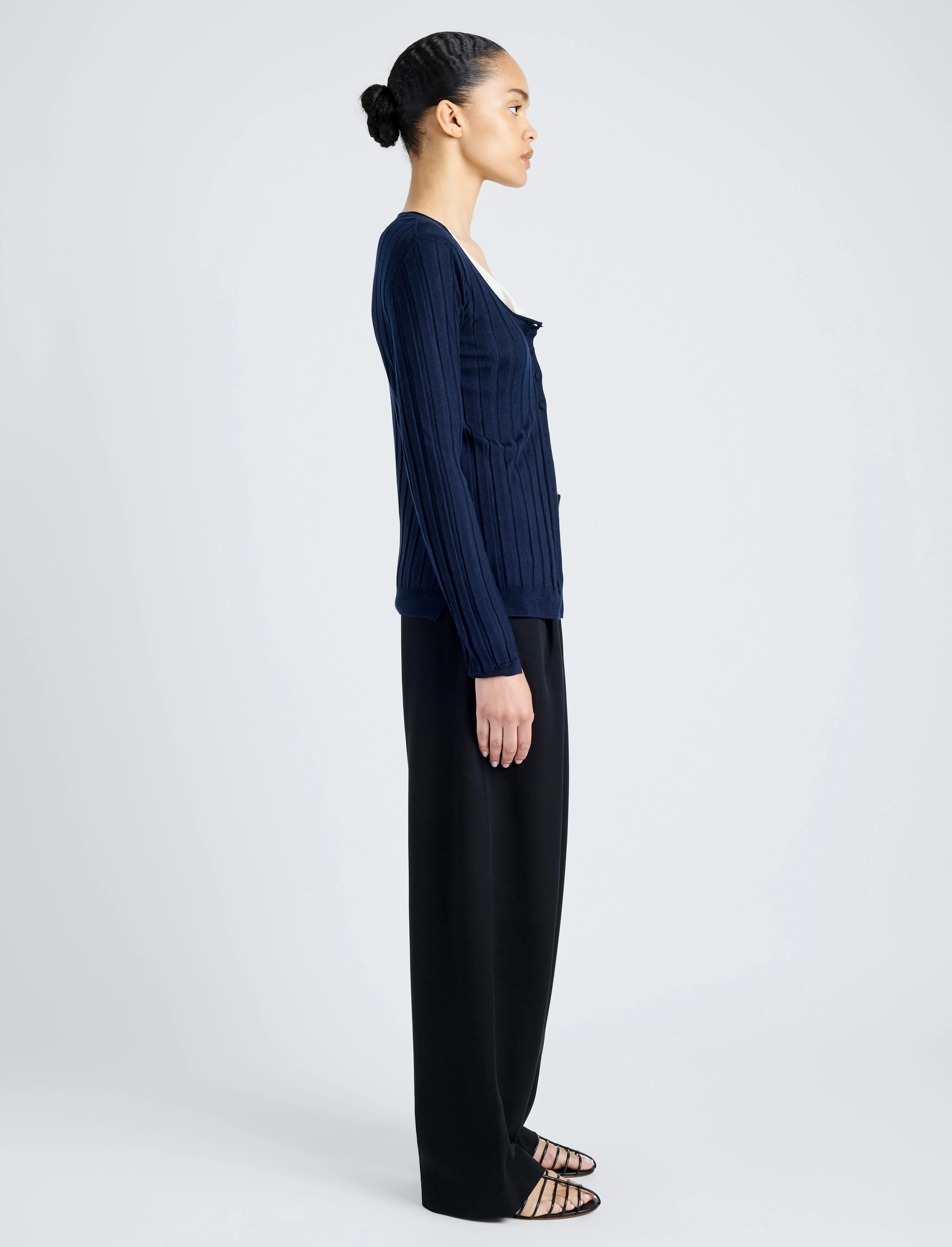 Hattie Cardigan in Lightweight Cashmere sold by Proenza Schouler product image thumbnail 4
